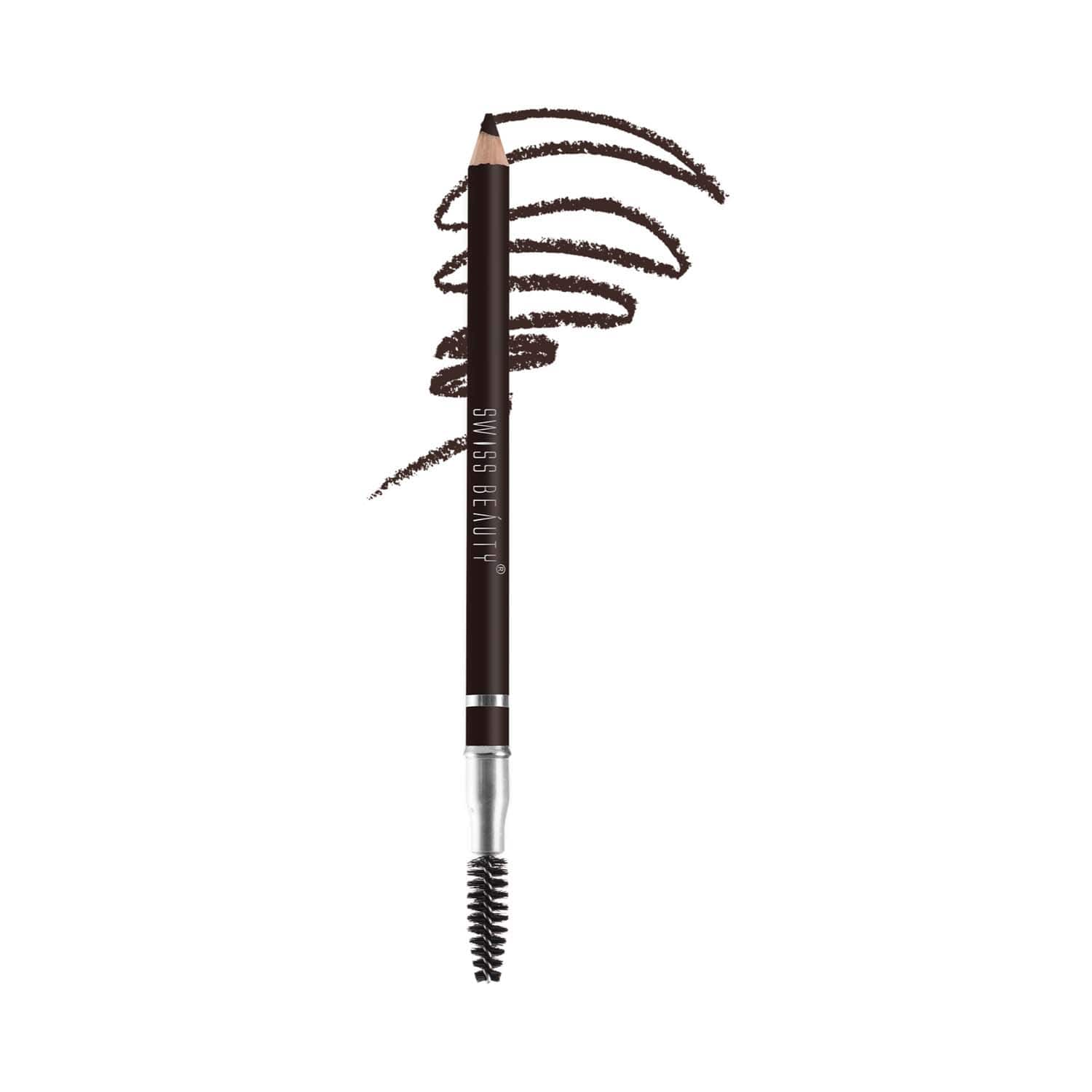 Swiss Beauty | Swiss Beauty Eyebrow Definer Pencil With Spoolie - Chestnut (1.5 g)