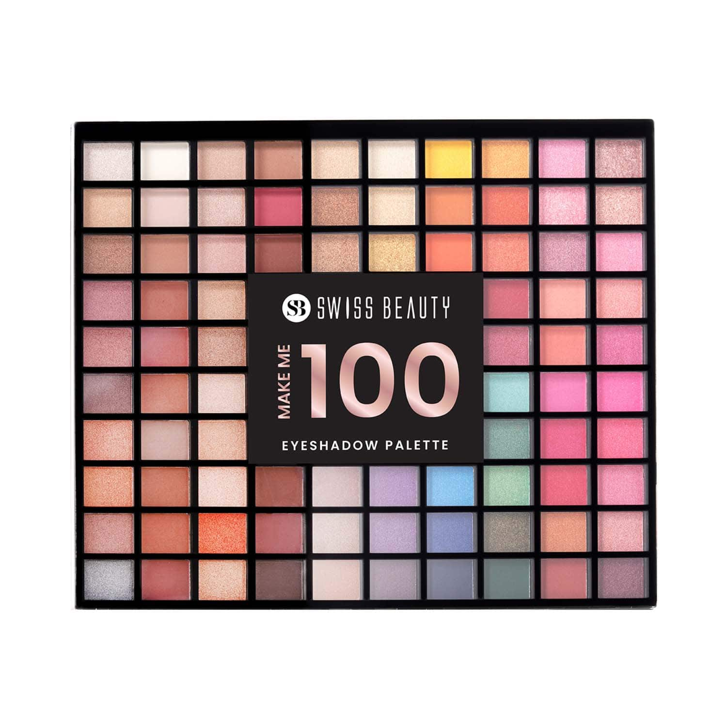 Swiss Beauty | Swiss Beauty Makeup Pro 100 Colors Multicolor Eyeshadow Palette (80 g)