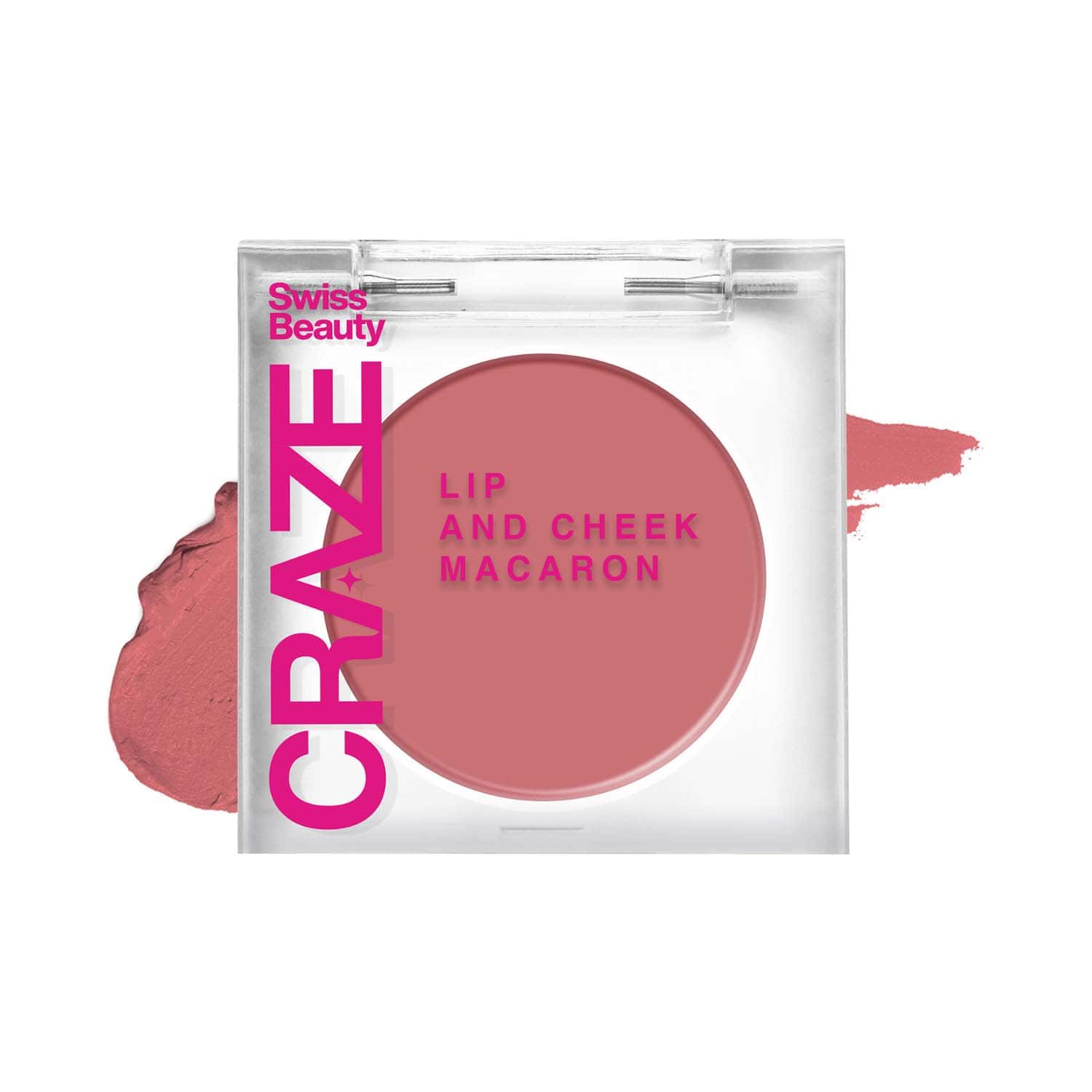 Swiss Beauty | Swiss Beauty Craze Lip and Cheek Macaron - Pink Jelly (5 g)