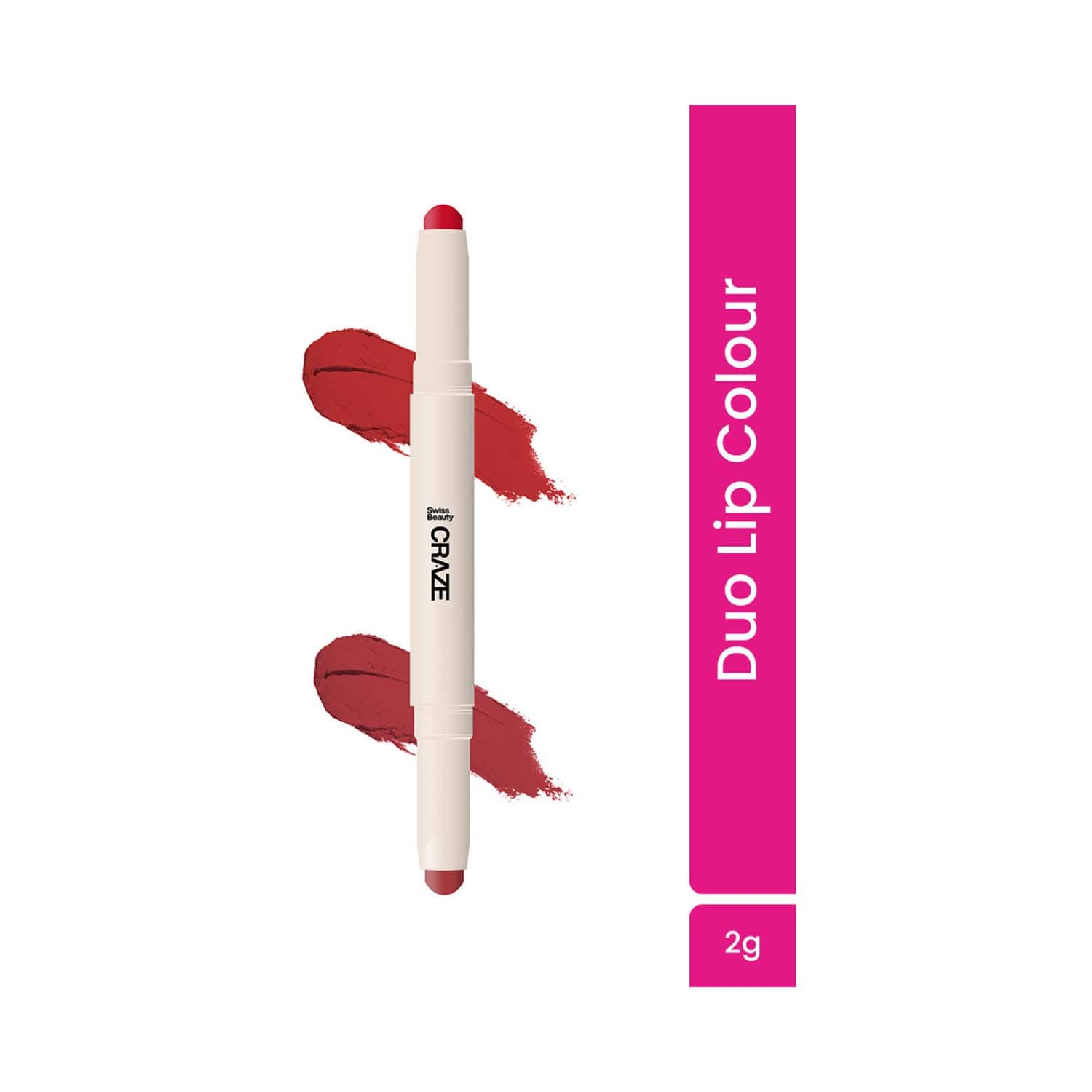 Swiss Beauty | Swiss Beauty Craze Duo Lip Color - Party Ready (2 g)