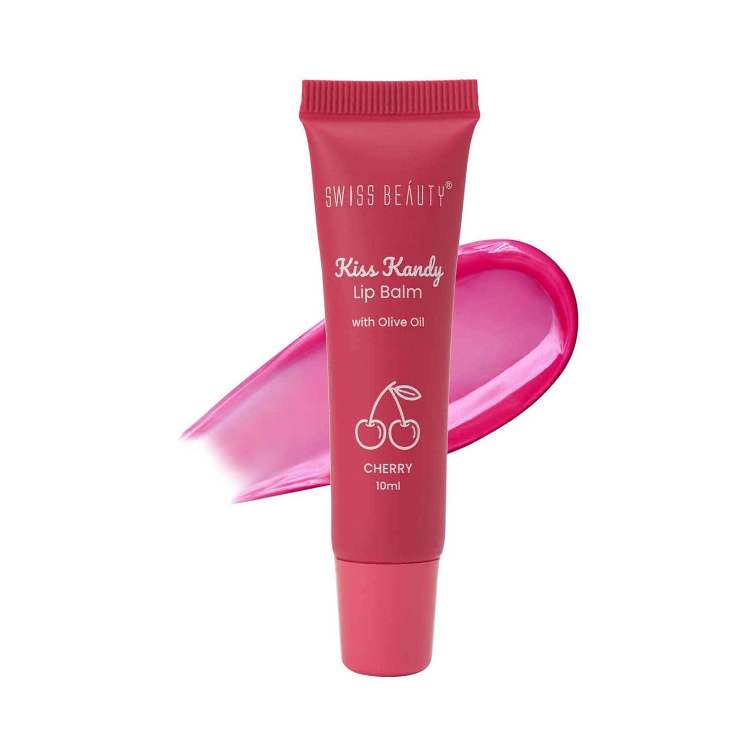 Swiss Beauty | Swiss Beauty Kiss Kandy Lip Balm with Olive Oil - Cherry (10 ml)