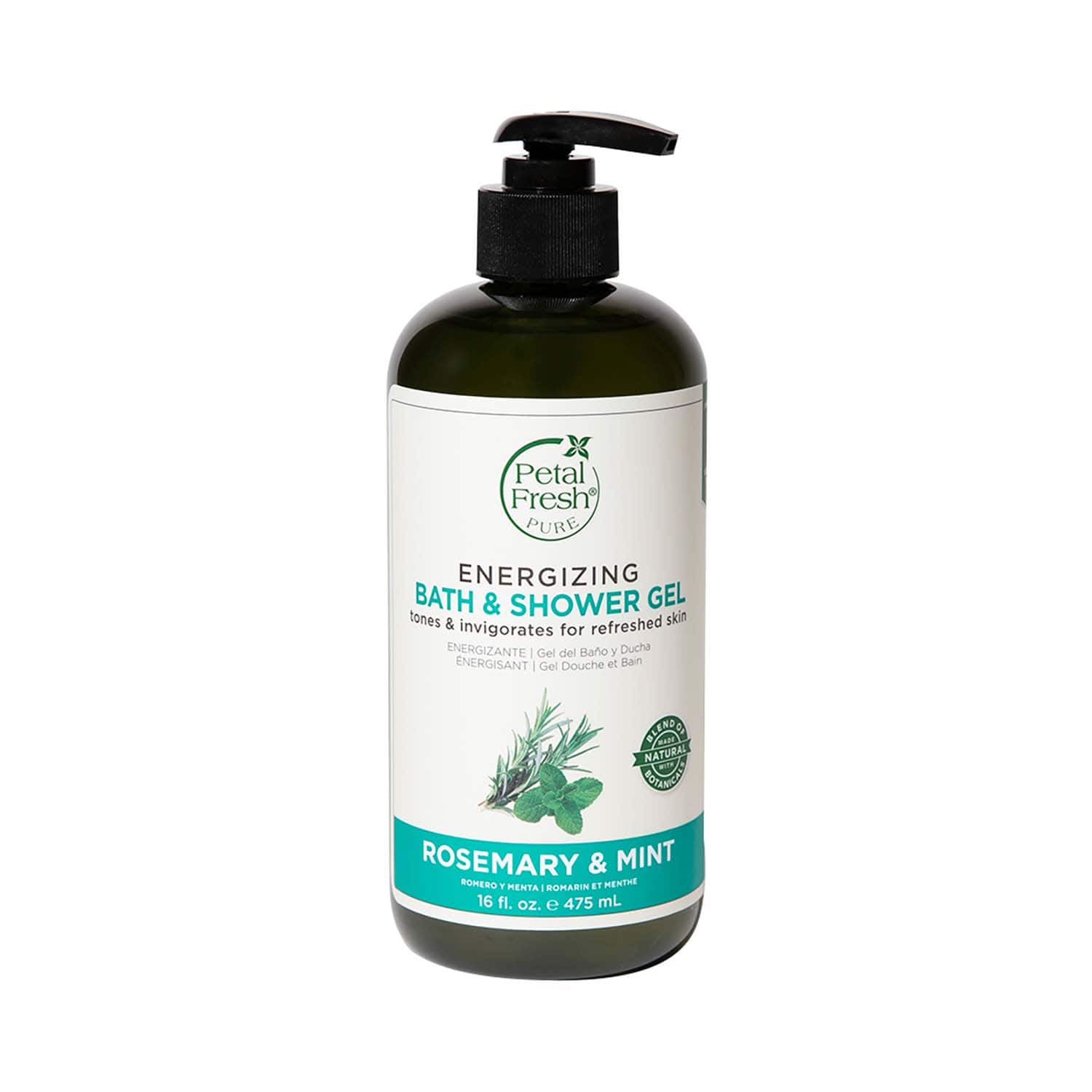Petal Fresh | Petal Fresh Energizing Rosemary & Mint Bath & Shower Gel (475ml)