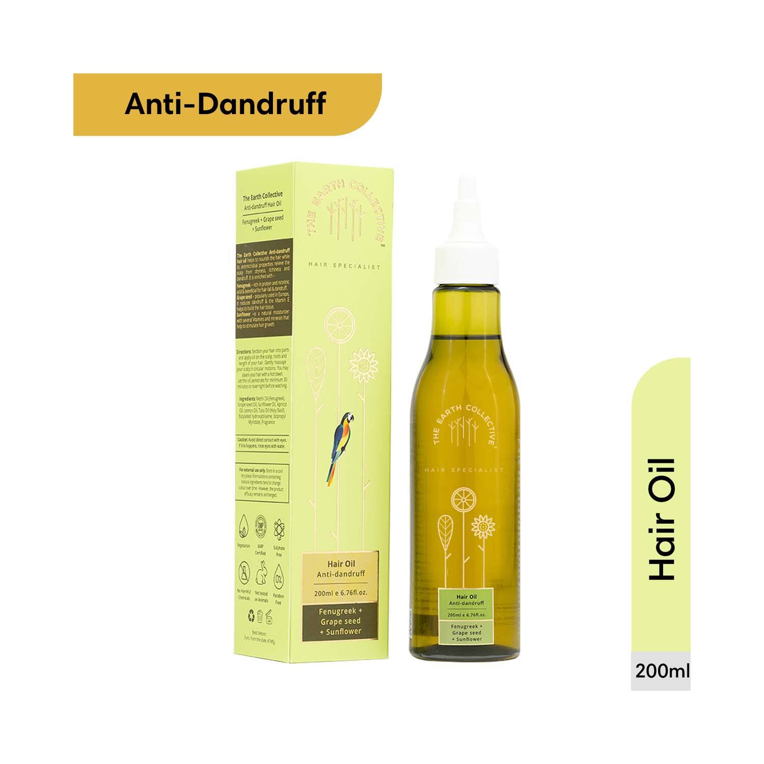 The Earth Collective | The Earth Collective Anti-Dandruff Hair Oil (200 ml)