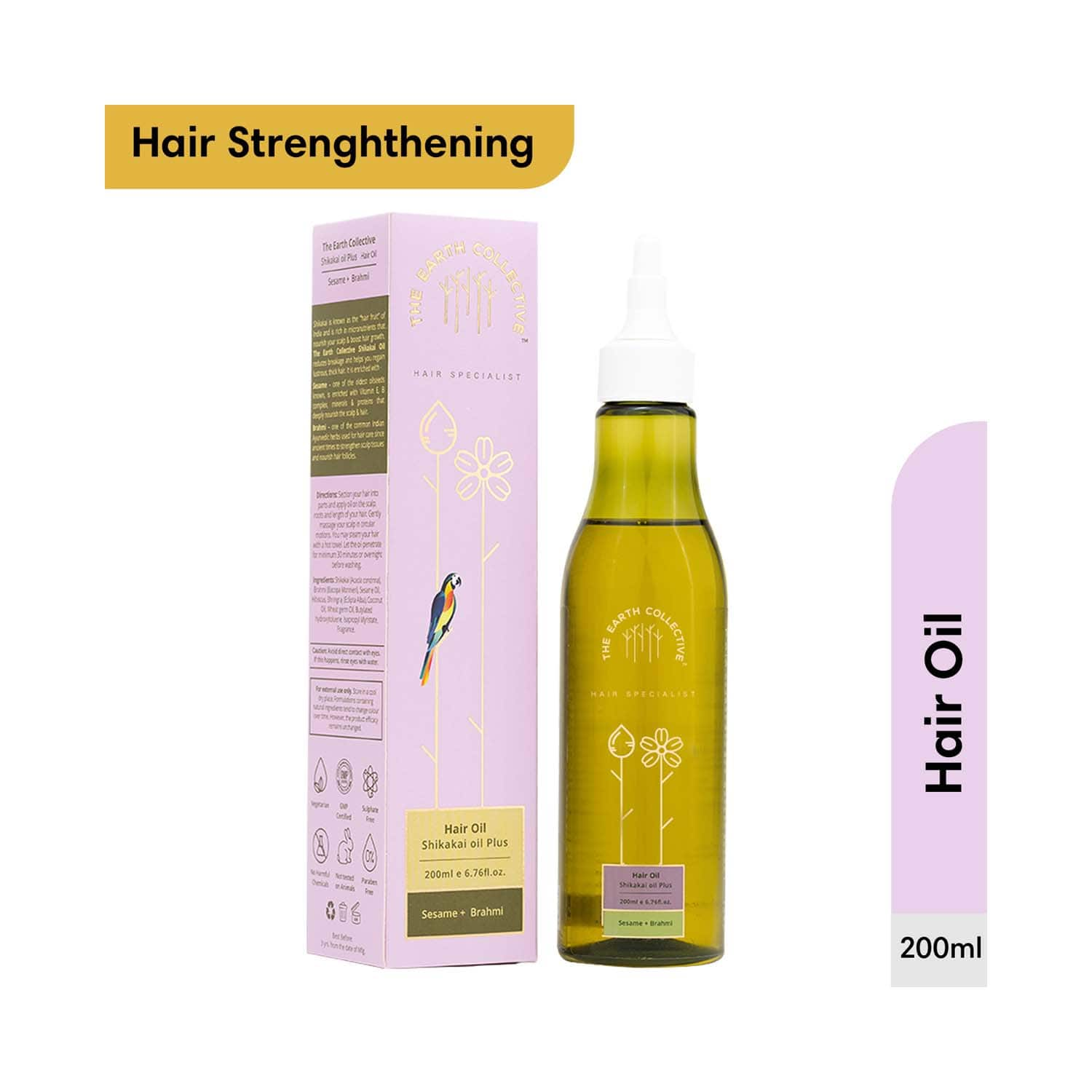 The Earth Collective | The Earth Collective Hair Oil - Shikakai Oil Plus (200 ml)