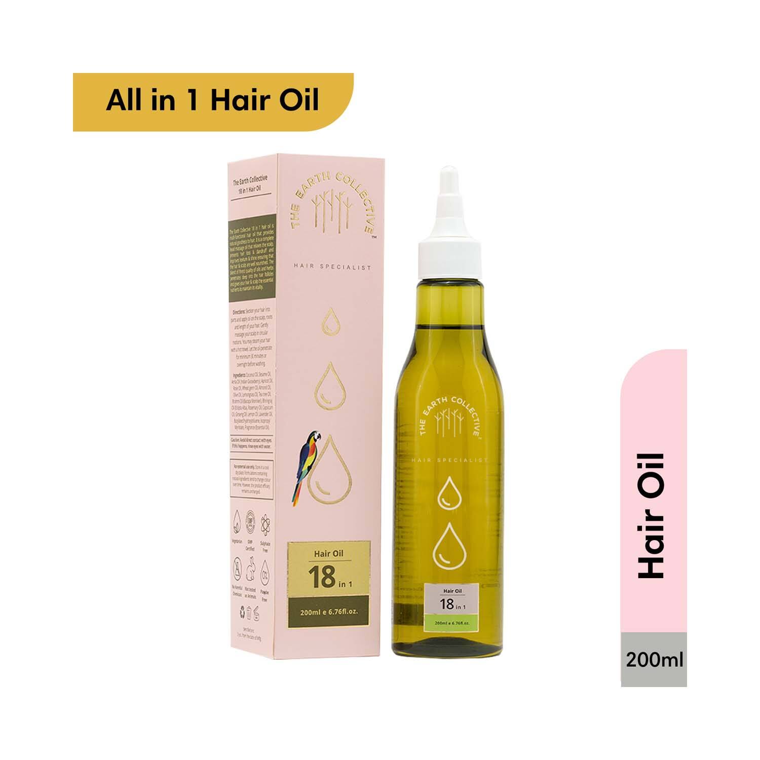 The Earth Collective | The Earth Collective 18 in 1 Hair Oil (200 ml)