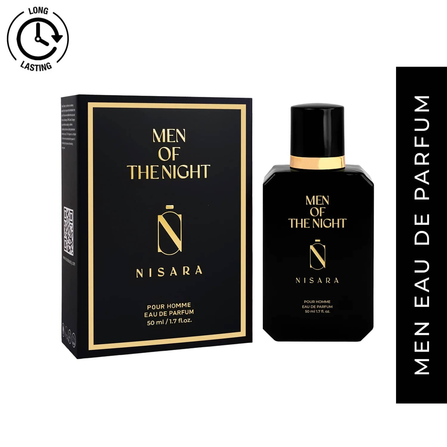 Nisara | Nisara Men Of The Night Long Lasting Chypre Musky EDP for Men (50 ml)