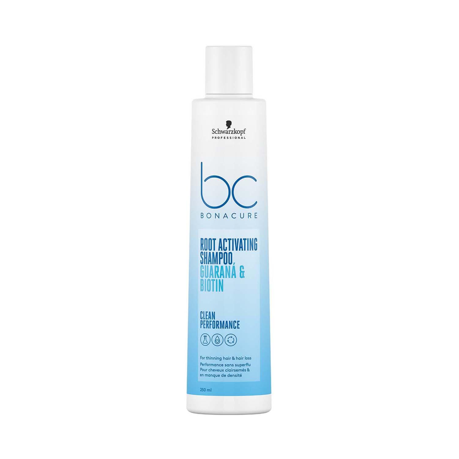 Schwarzkopf Professional | Schwarzkopf Professional Root Activating Shampoo For Thinning Hair with Guaranȧ + Biotin (250 ml)