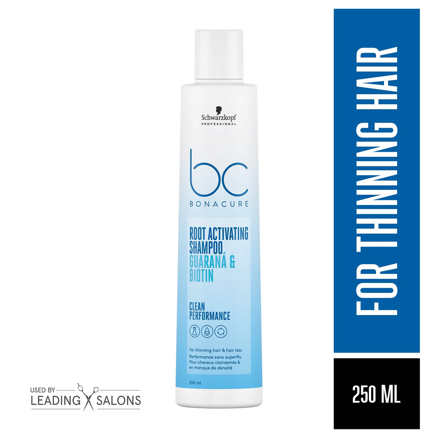 Schwarzkopf Professional | Schwarzkopf Professional Root Activating Shampoo For Thinning Hair with Guaranȧ + Biotin (250 ml)