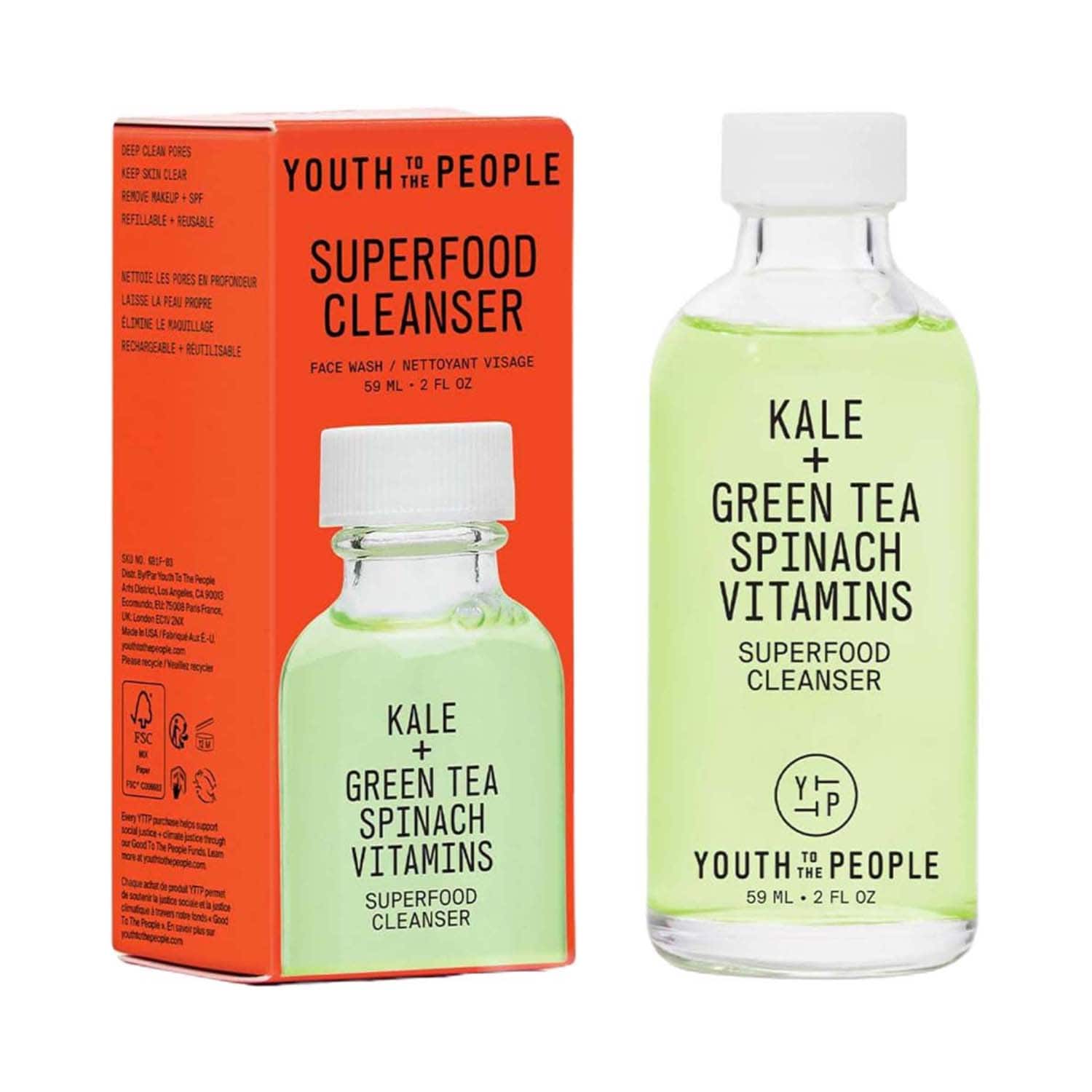 YOUTH TO THE PEOPLE | YOUTH TO THE PEOPLE Kale + Green Tea Spinach Vitamins Superfood Cleanser (59 ml)