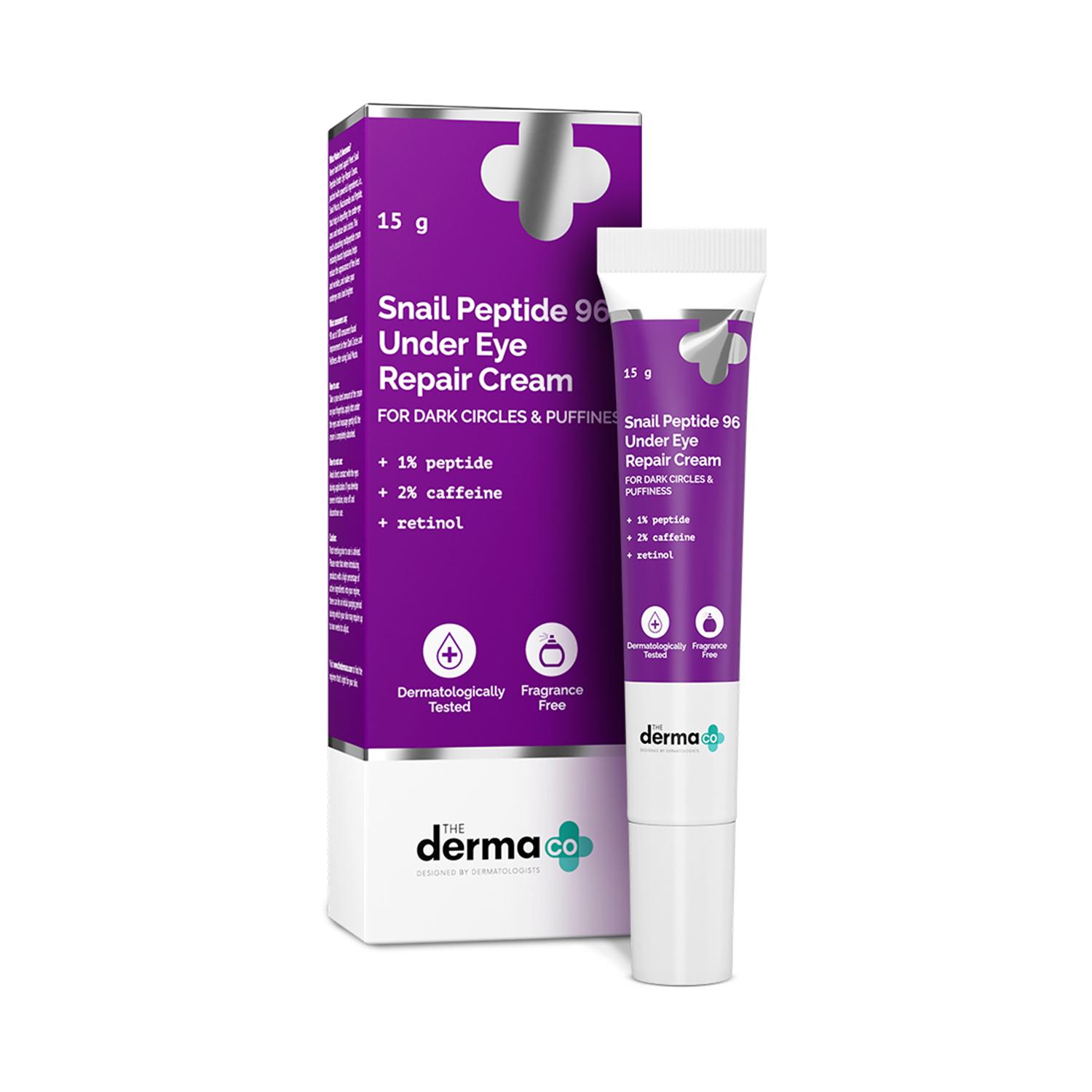 The Derma Co | The Derma Co Snail Peptide 96 Under Eye Repair Cream (15 g)