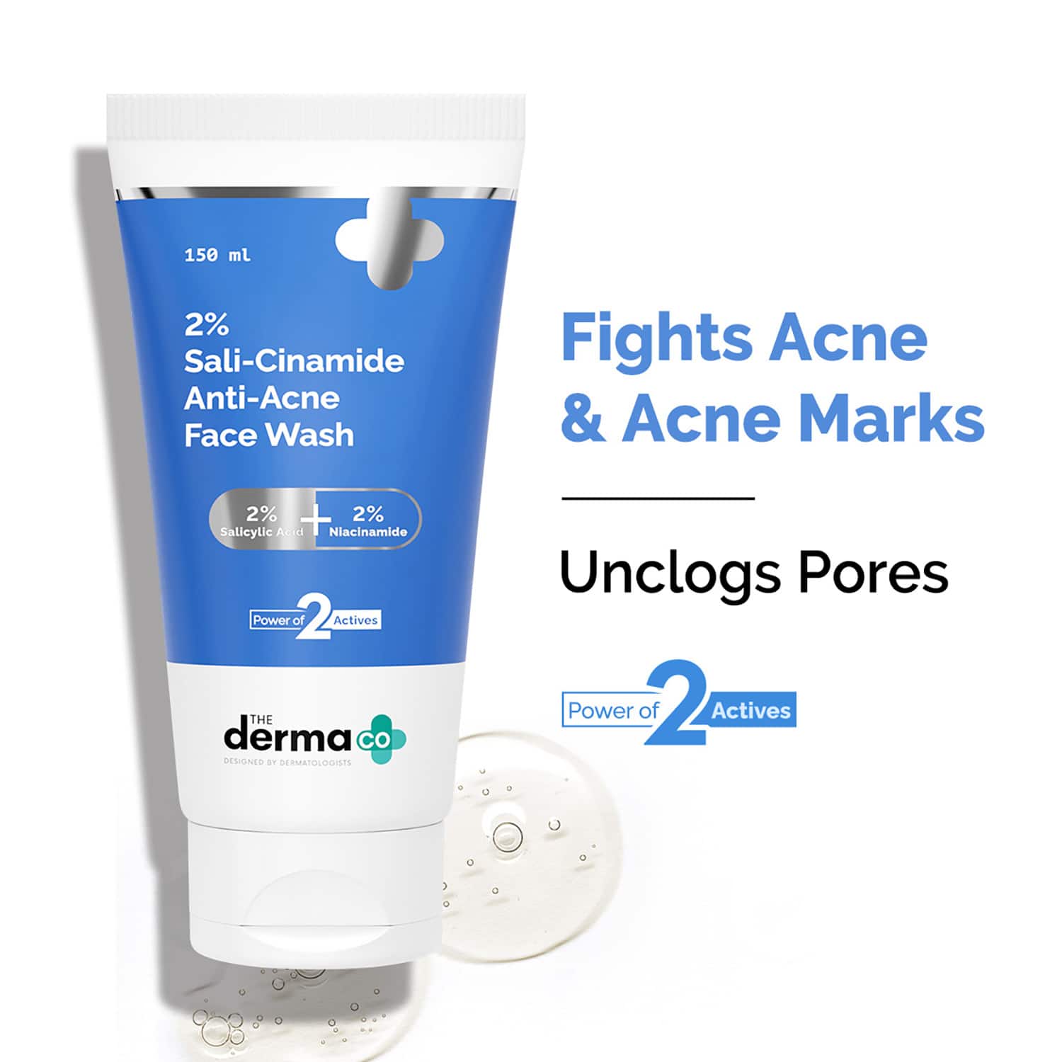 The Derma Co | The Derma Co 2% Sali Cinamide Anti Acne Face Wash (150 ml)