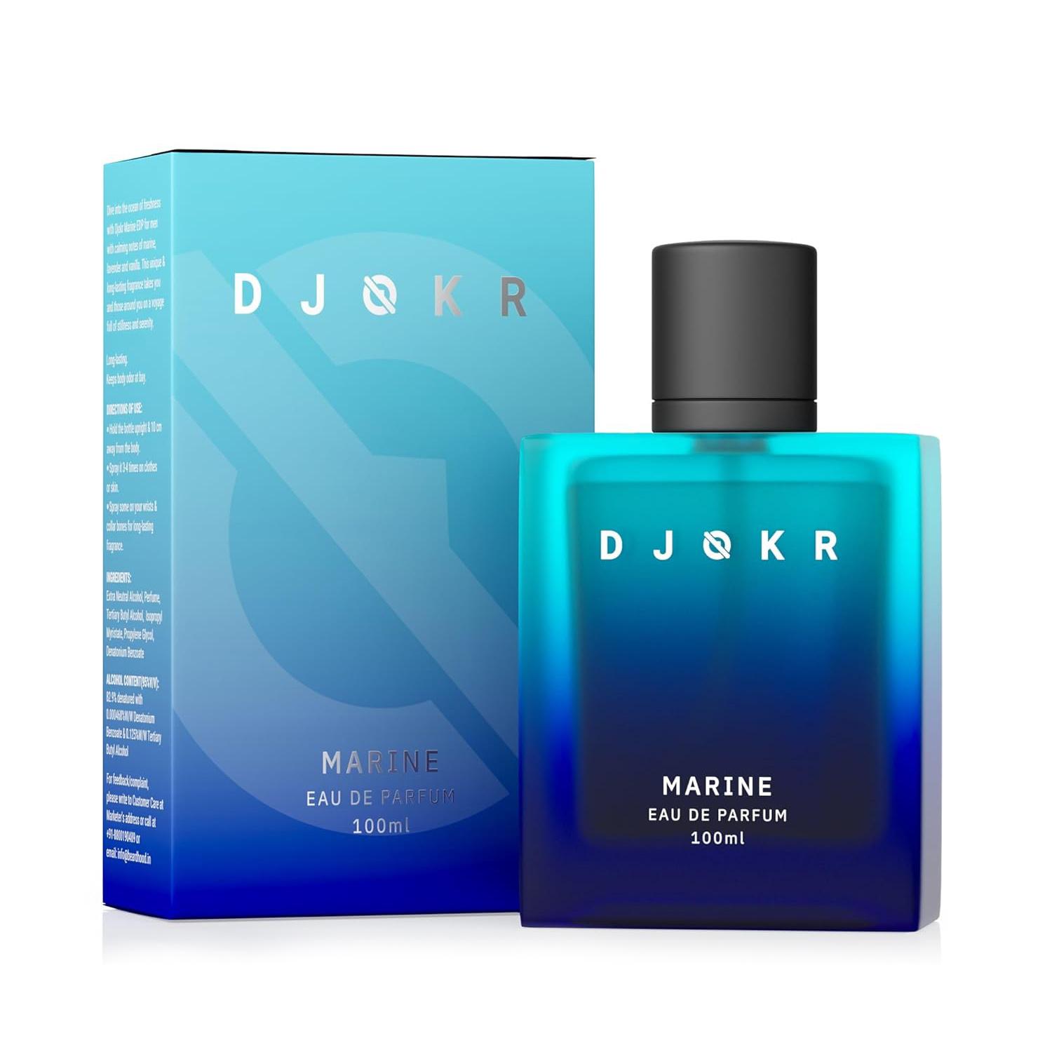 DJOKR | DJOKR Marine Perfume For Men - Eau De Parfum, Premium Luxury Long Lasting Spray (100 ml)