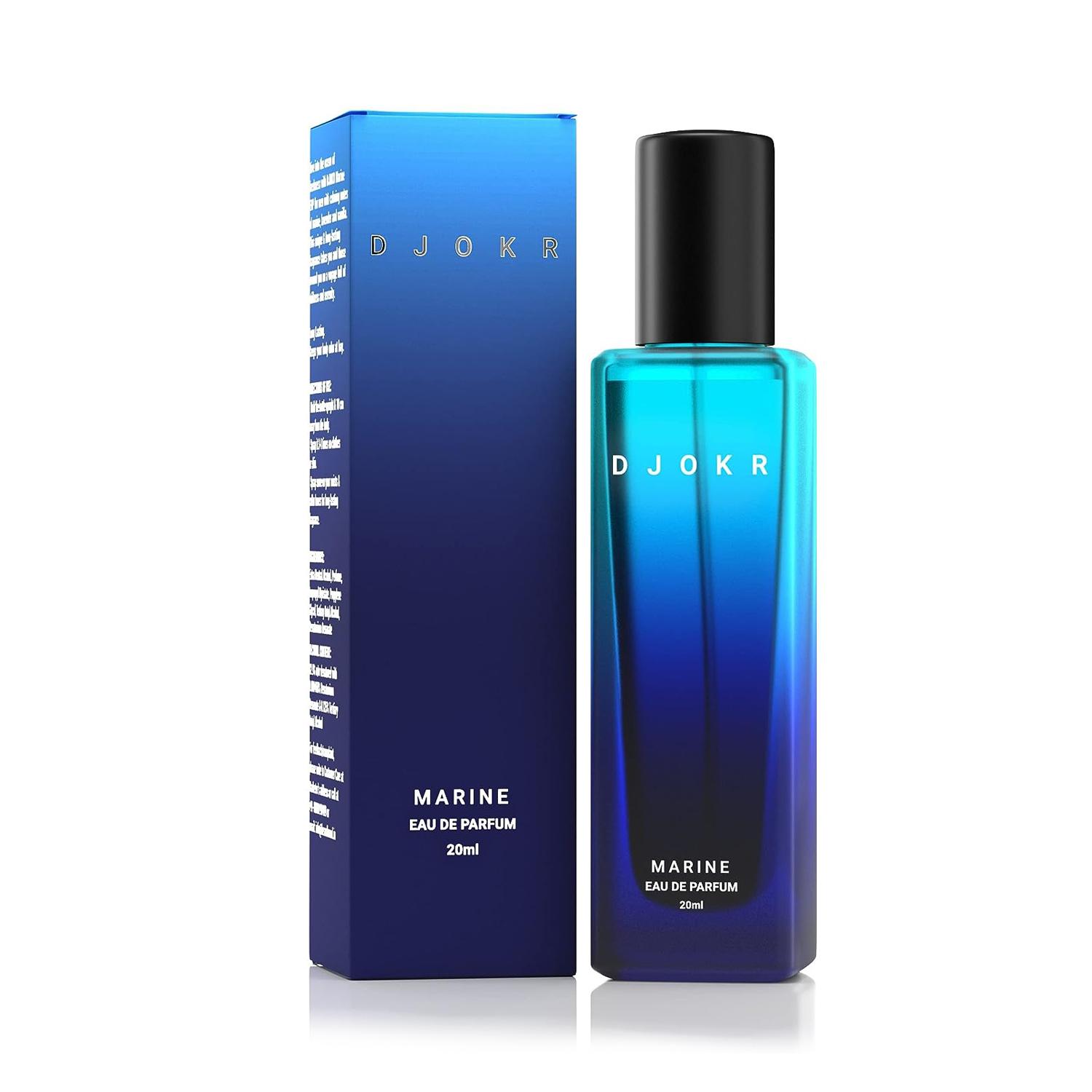 DJOKR | DJOKR Marine Perfume For Men - Eau De Parfum, Premium Luxury Long Lasting Spray (20 ml)