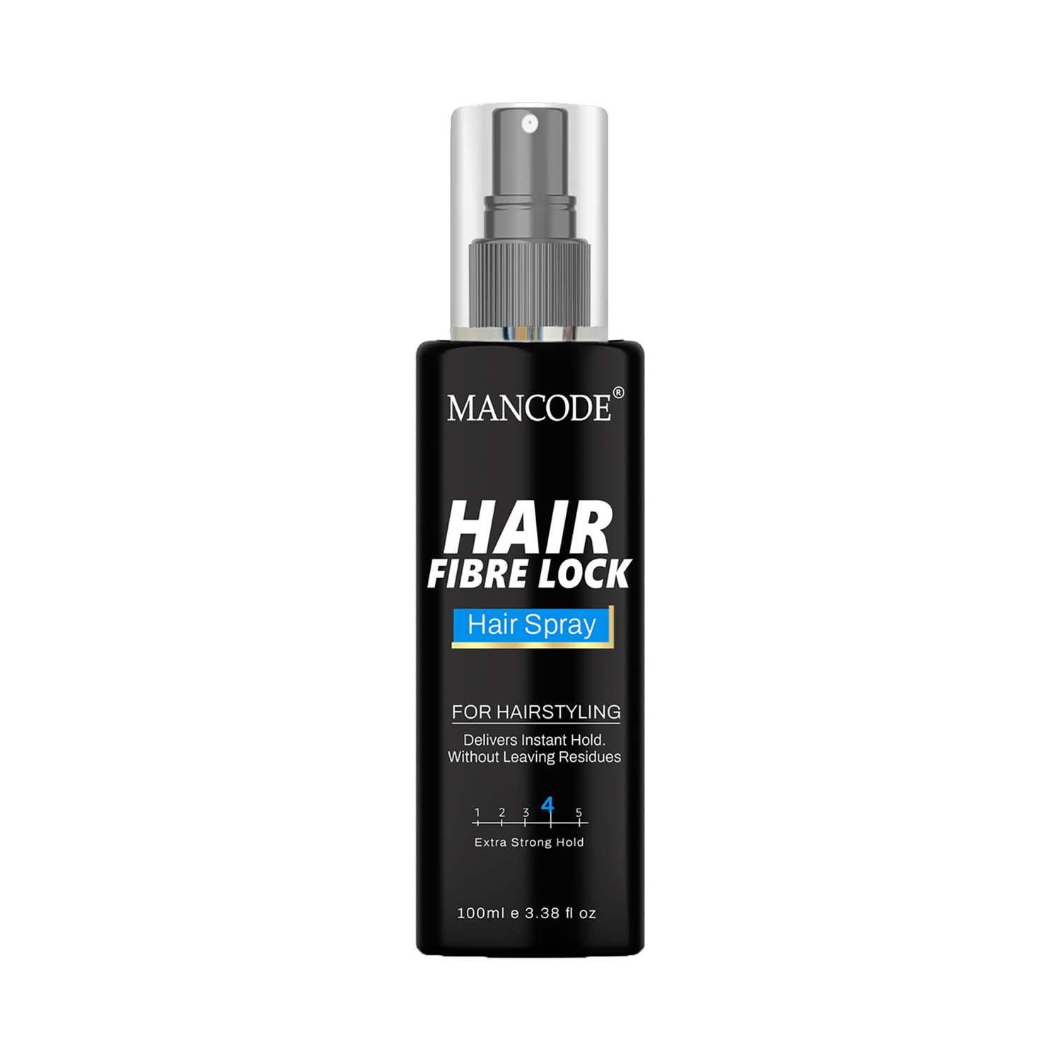 Mancode | Mancode Hair Fibre Lock Lightweight Hair Spray For Hair Styling Delivers Instant Hold (100 ml)