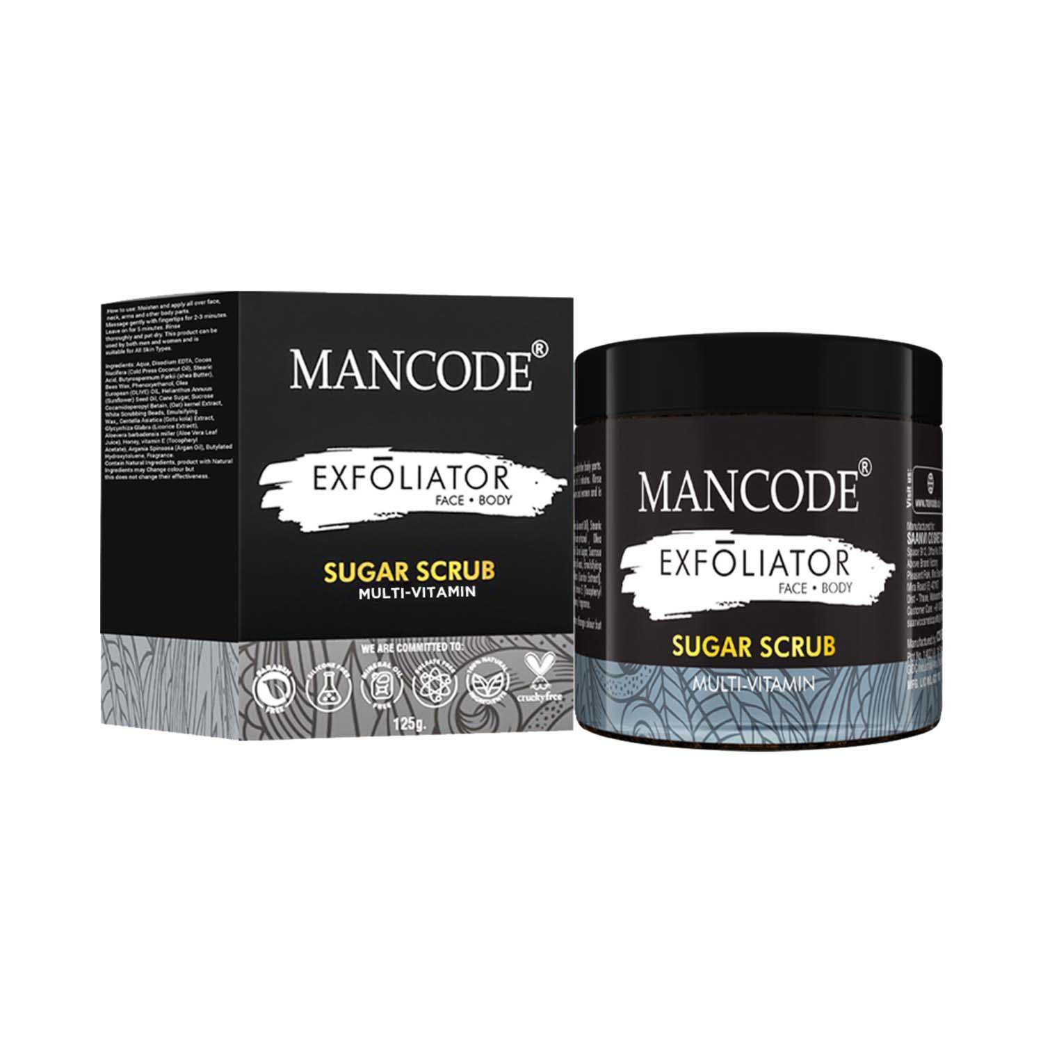 Mancode | Mancode Multi Vitamin Sugar Face & Body Scrub (125 g)