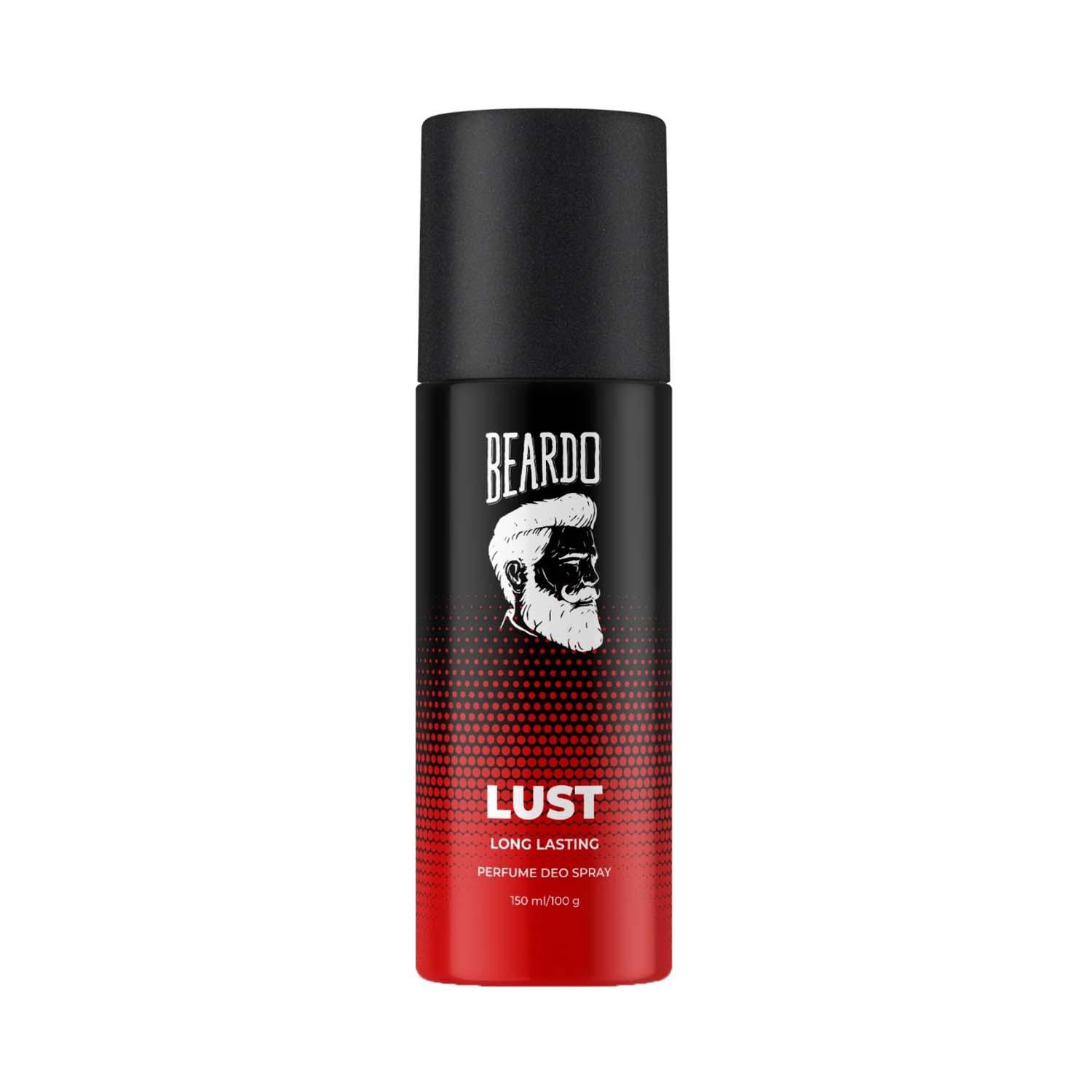 Beardo | Lust Strong & Long Lasting Deo Body Spray Fresh Fragrance For Men (150 ml)