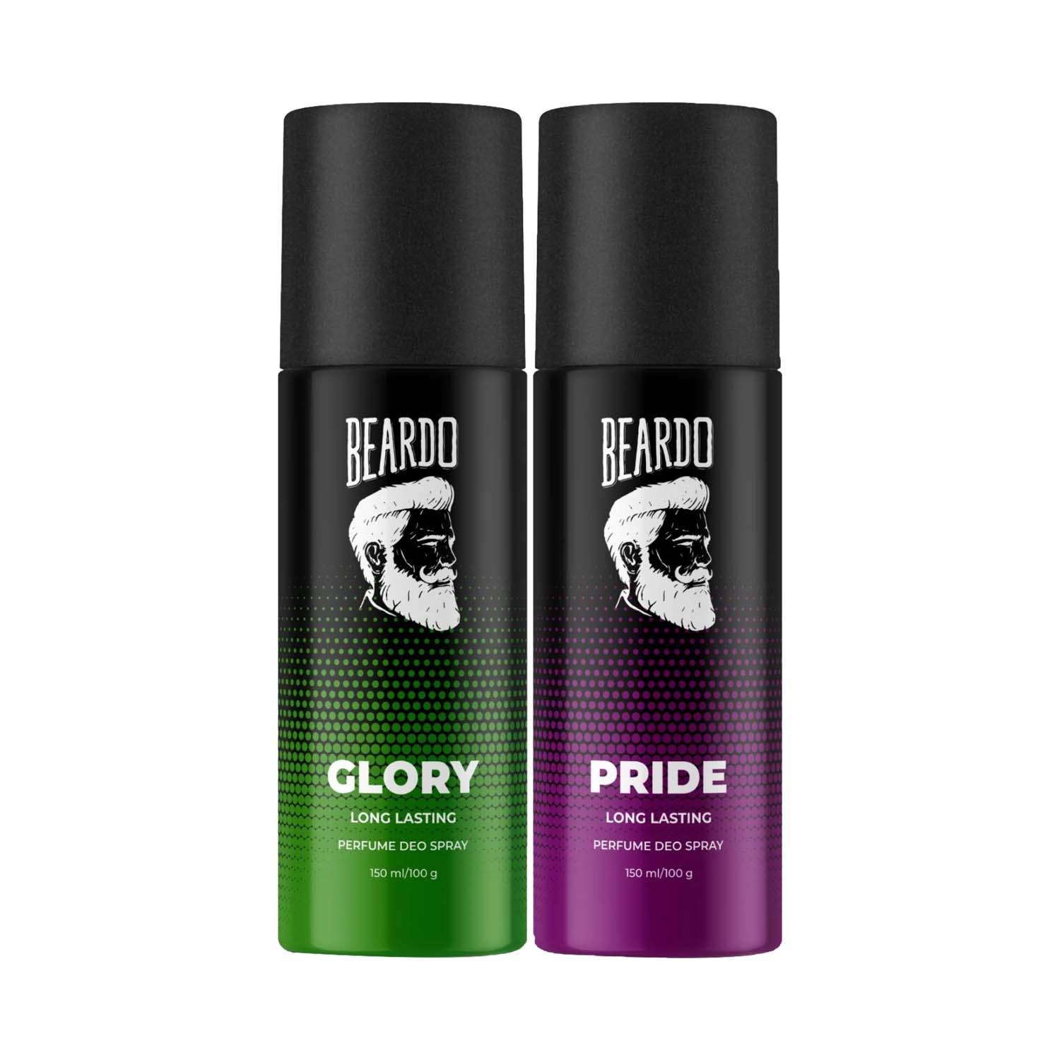 Beardo | Glory & Pride Long Lasting Deo Body Spray Combo For Men (2 pcs)