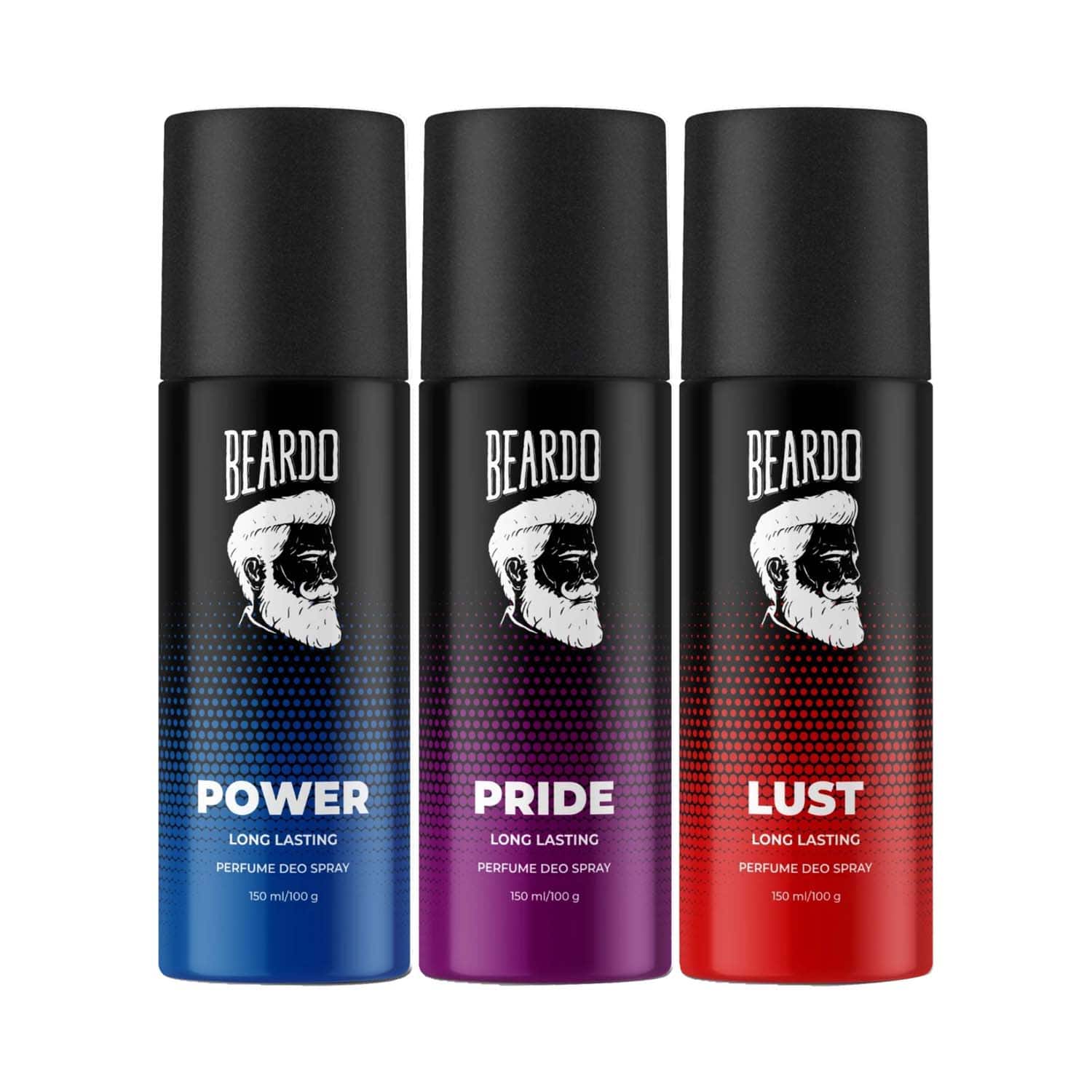 Beardo | Power, Lust & Pride Long Lasting Deo Body Spray For Men (2 pcs)
