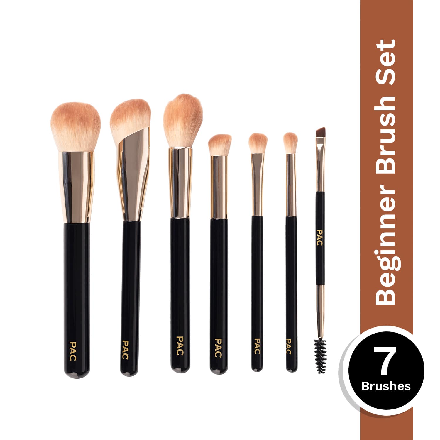 PAC | PAC Beginner Basic Face and Eye Brush Kit (7 pcs)