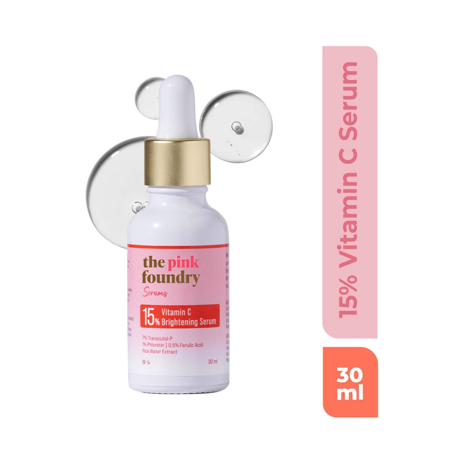 The Pink Foundry | The Pink Foundry 15% Vitamin C Brightening Serum (30 ml)