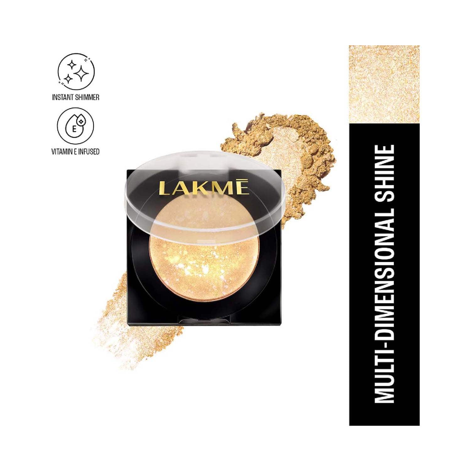 Lakme | Lakme Glitterati Marble Highlighter - 01 Gold Goddess (7 g)