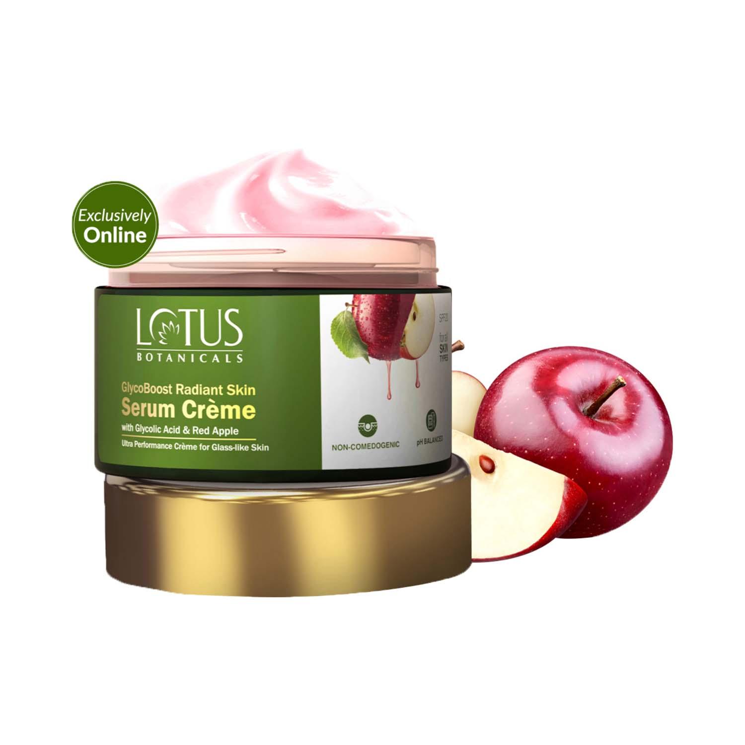 Lotus Botanicals | Lotus Botanicals GlycoBoost Radiant Skin Serum Creme & Glycolic Acid (50 g)