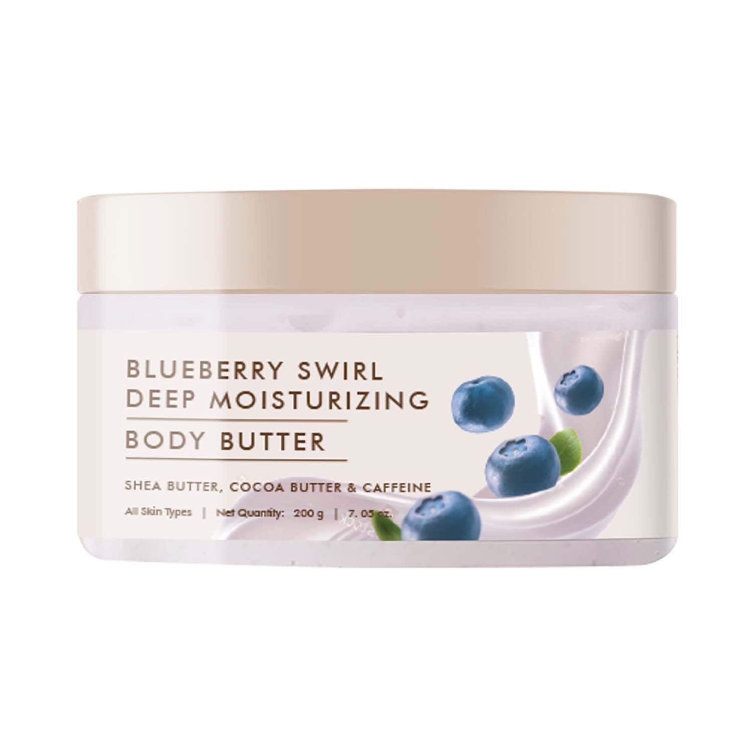 mCaffeine | mCaffeine Blueberry Swirl Deep Moisturizing Body Butter (200 g)