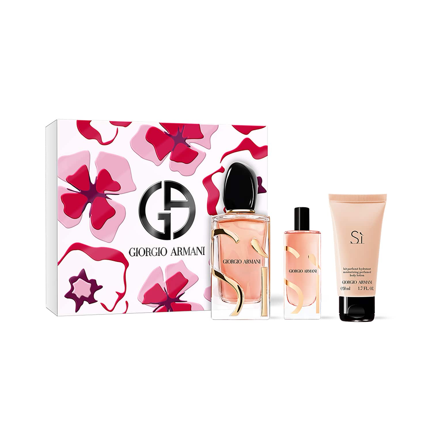 Giorgio Armani | Giorgio Armani Si Eau de Parfum Intense Mother's Day Gift Set (100 ml EDP + 15 ml EDP + Body lotion 50 ml)