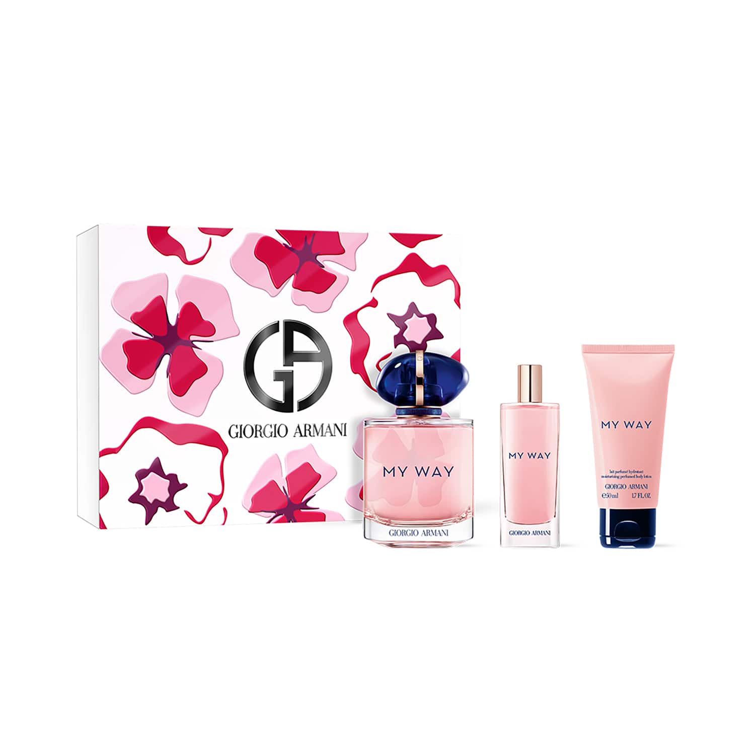 Giorgio Armani | Giorgio Armani My Way Eau De Parfum Heart Gift Set (90 ml EDP + 15 ml EDP + Body lotion 50 ml)
