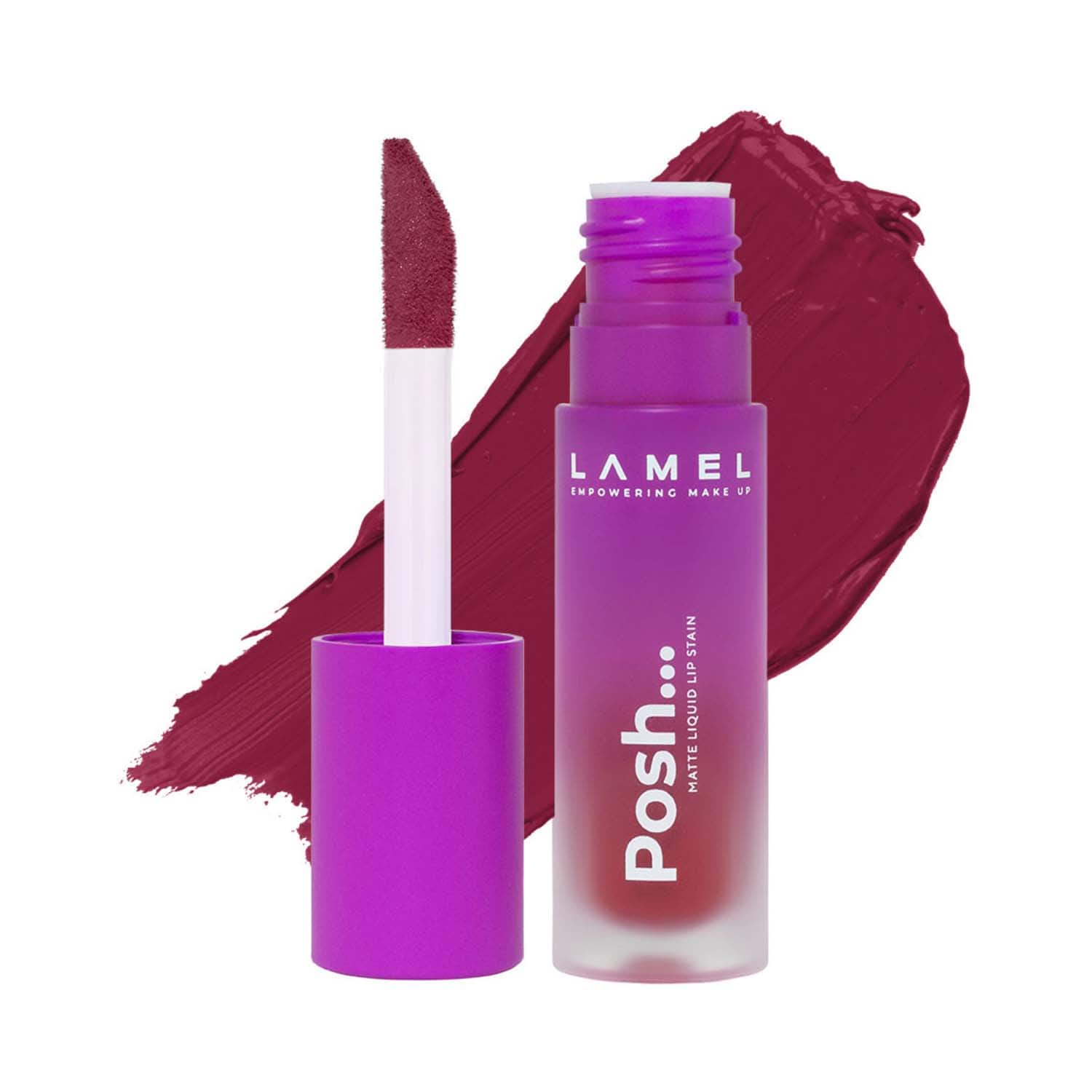 Lamel | Lamel Posh Matte Liquid Lip Stain - 408 Passion Pink (4 g)