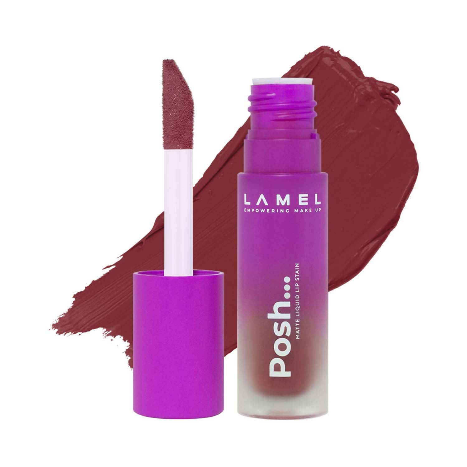 Lamel | Lamel Posh Matte Liquid Lip Stain - 409 Sangria (4 g)