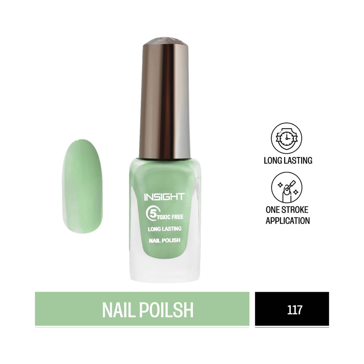 Insight Cosmetics | Insight Cosmetics 5 Toxic Free Long Lasting Nail Polish - Color 117 (9 ml)