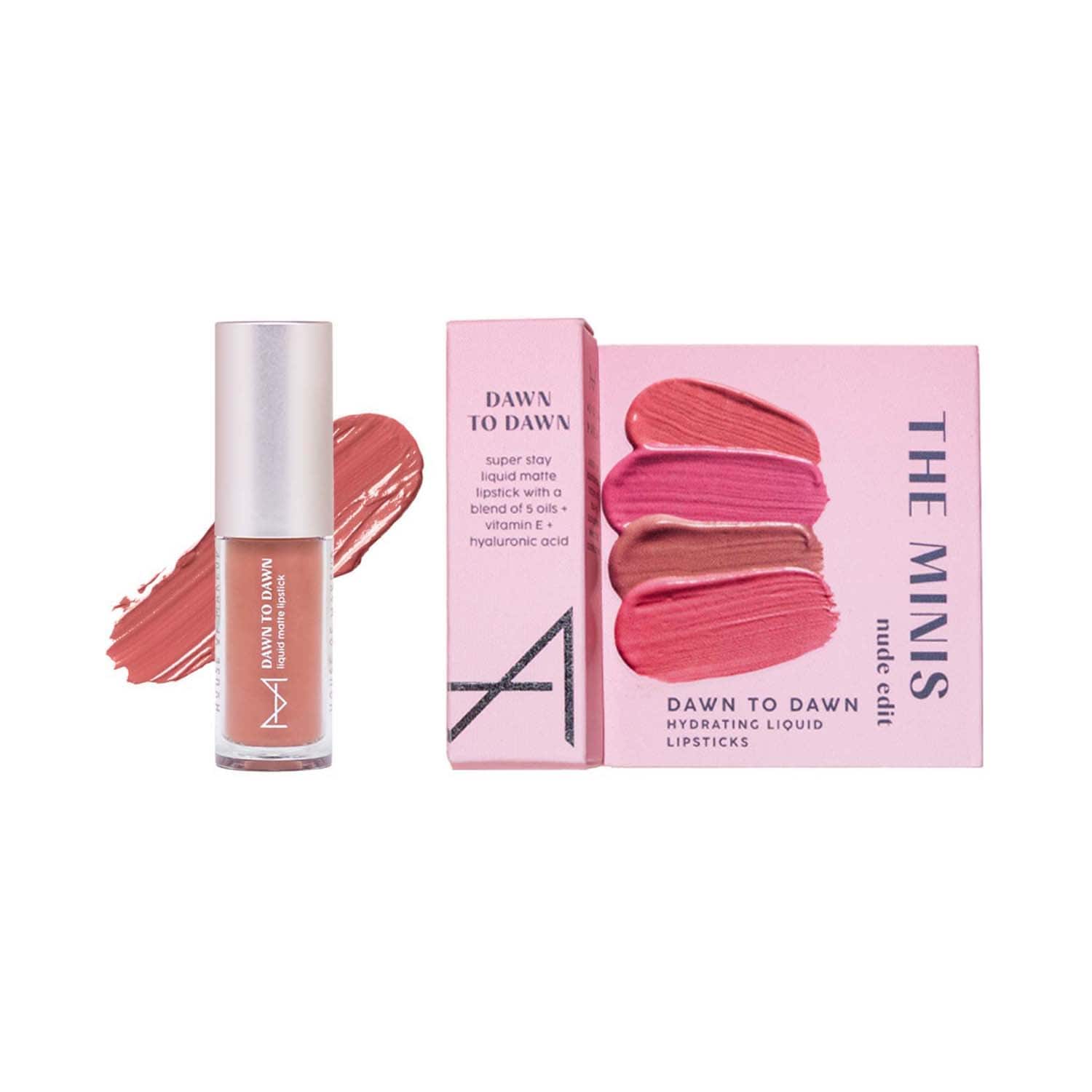 HOUSE OF MAKEUP | HOUSE OF MAKEUP Dawn to Dawn Mni Liquid Matte Lipstick - Apricot Whip (2 ml)
