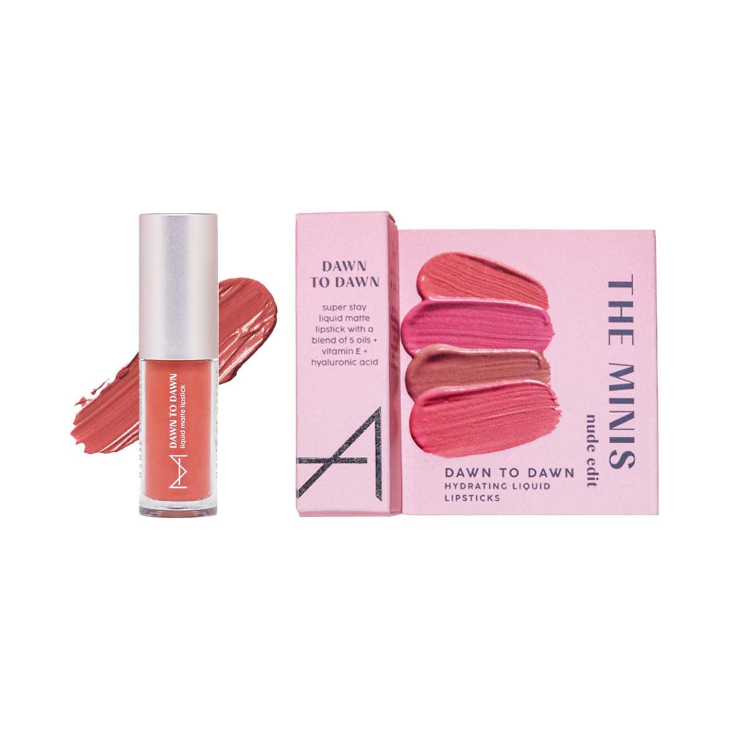 HOUSE OF MAKEUP | HOUSE OF MAKEUP Dawn to Dawn Mni Liquid Matte Lipstick - Cinnamon Blush (2 ml)