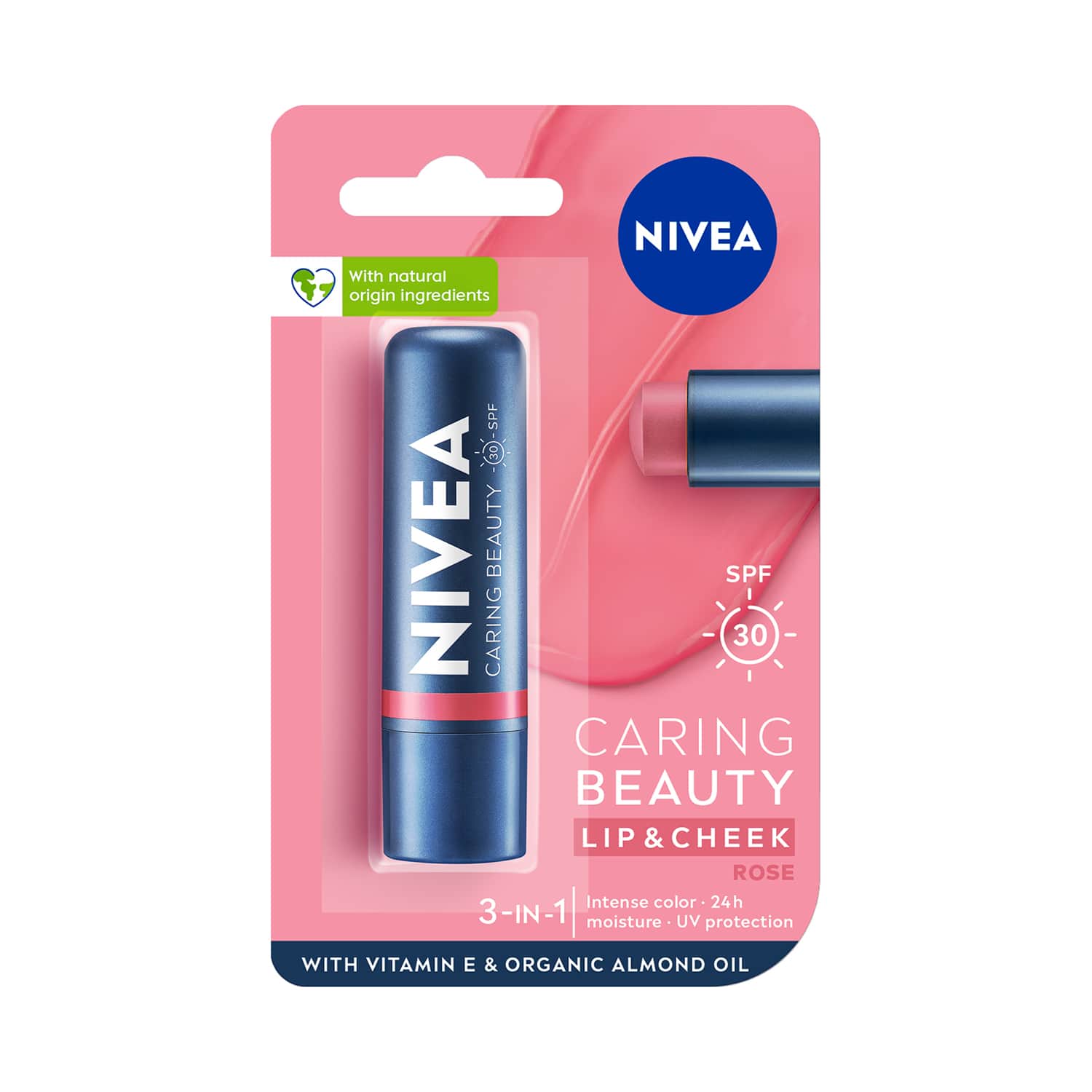 Nivea | Nivea Lip Care Caring Beauty Lip Balm - Rose (4.8 g)