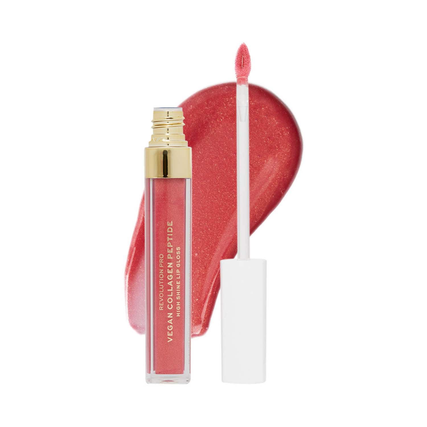 Makeup Revolution | Makeup Revolution Vegan Collagen Peptide High Shine Lip Gloss - Bombshell (4 ml)