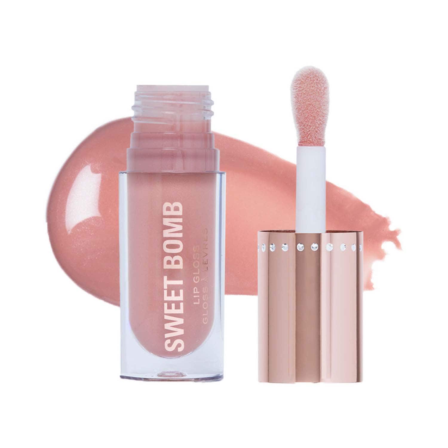Makeup Revolution | Makeup Revolution Y2K Baby Sweet Bomb Lip Gloss - Strawberry Swirl Nude (4.5 ml)