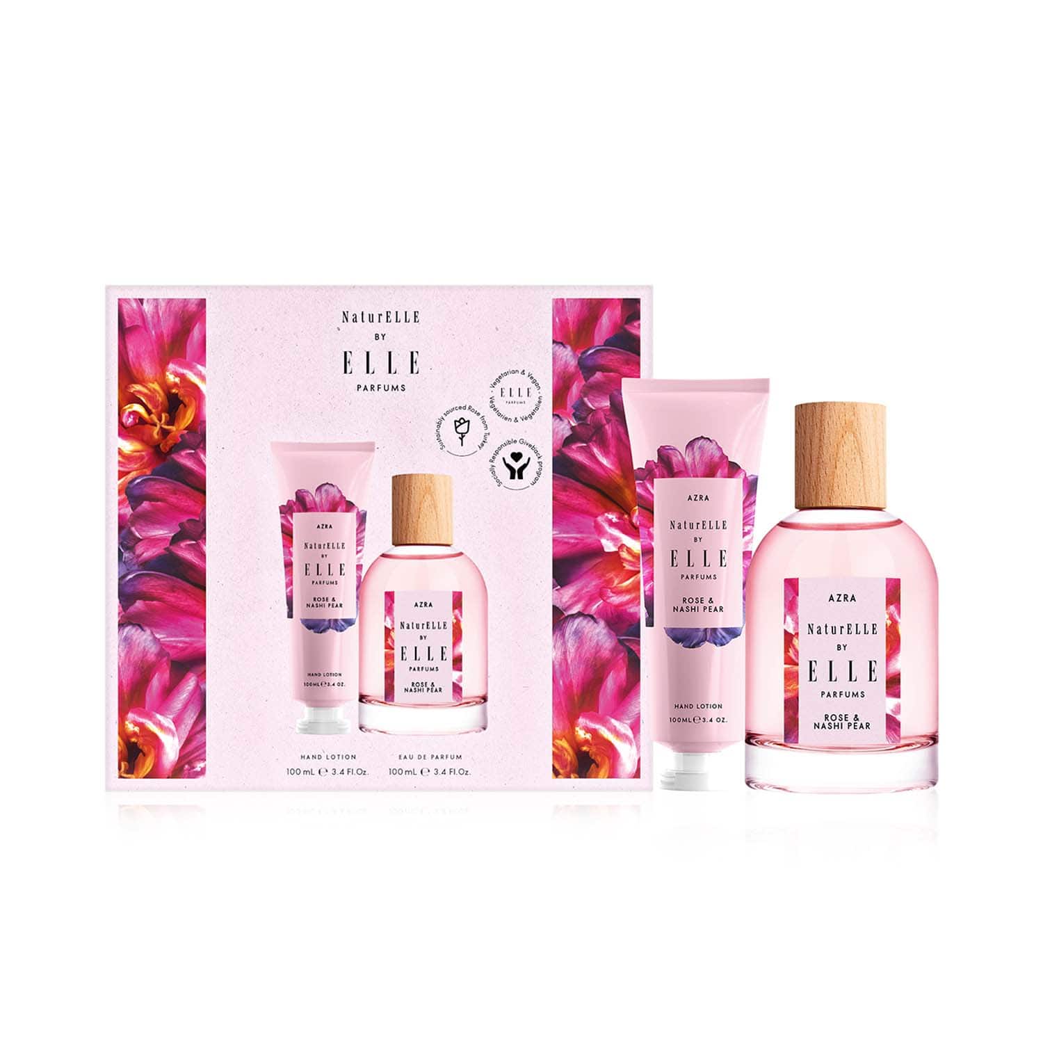 ELLE | ELLE Natur ELLE AZRA Eau De Parfum + Hand Lotion Giftset (100 ml  + 75 ml)