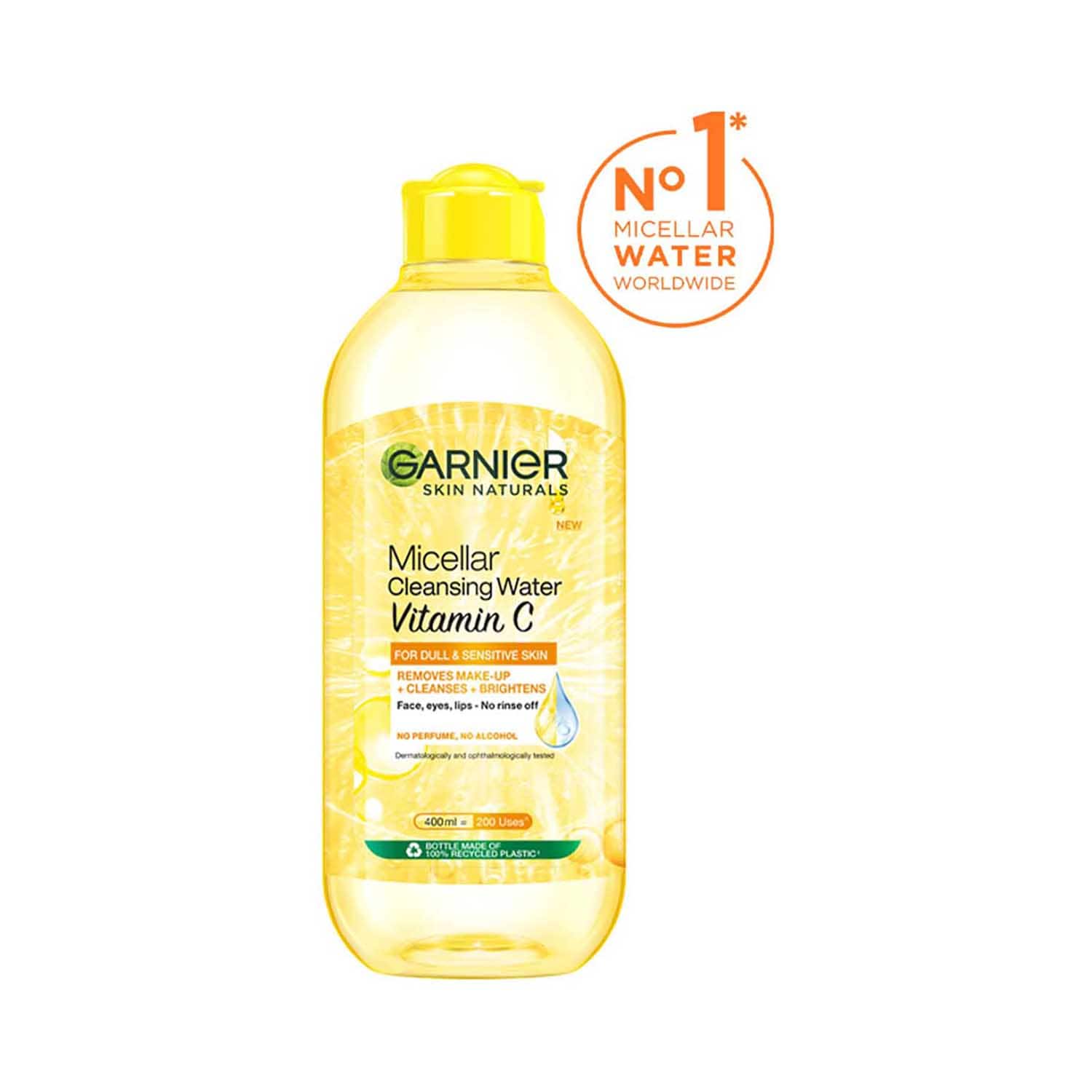 Garnier | Garnier Vitamin C Micellar Cleansing Water for Bright Skin Remove 100% Dirt (400 ml)