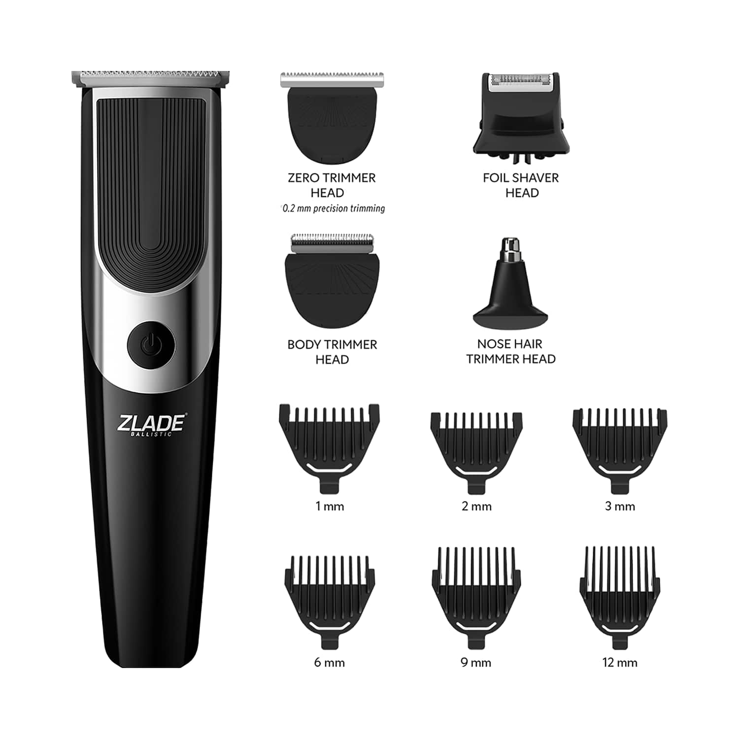 Zlade | Zlade Ballistic Neo 10-in-1 Multi-Groomer for Men