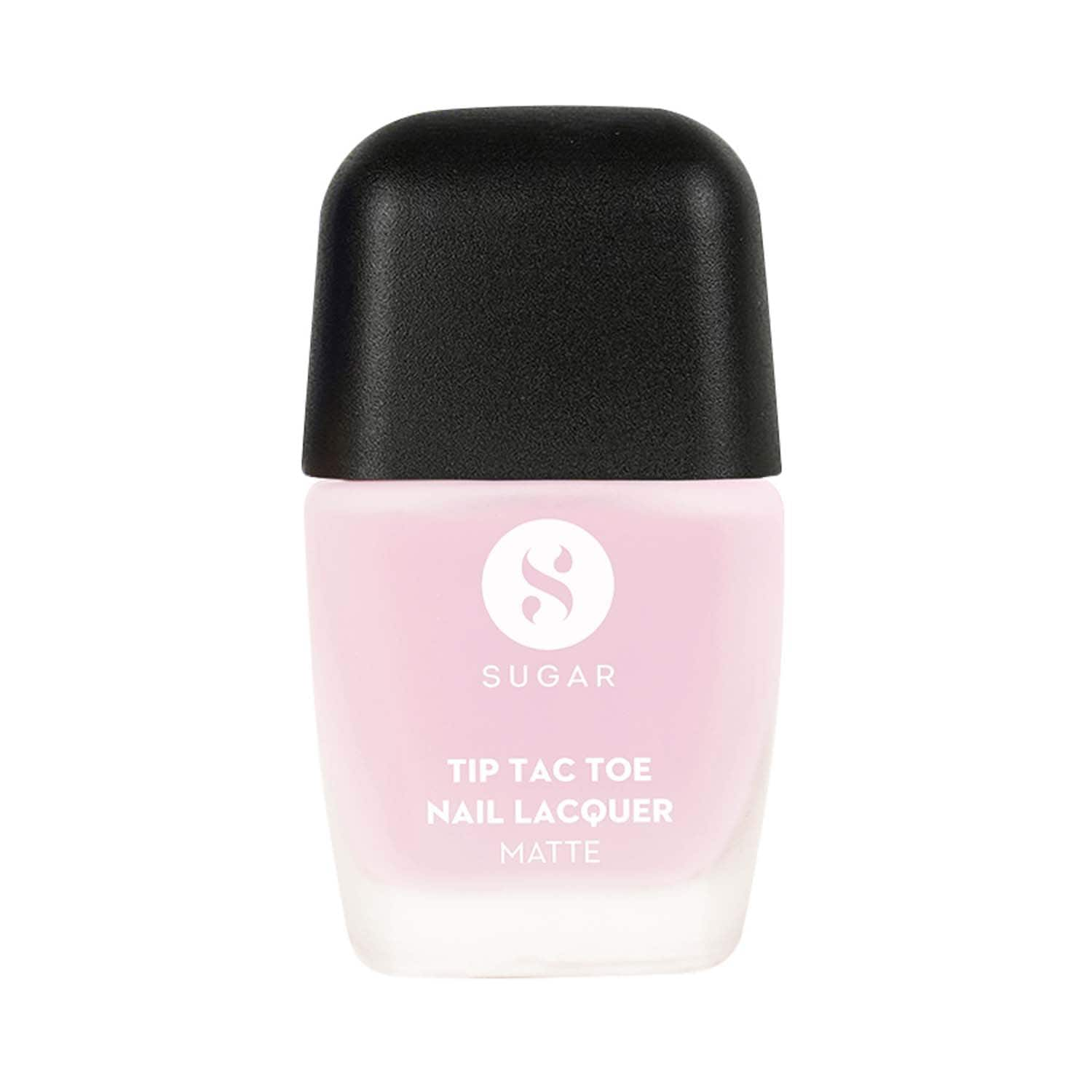 SUGAR Cosmetics | SUGAR Cosmetics Tip Tac Toe Nail Lacquer Matte 33 - Peppy Pink (10 ml)