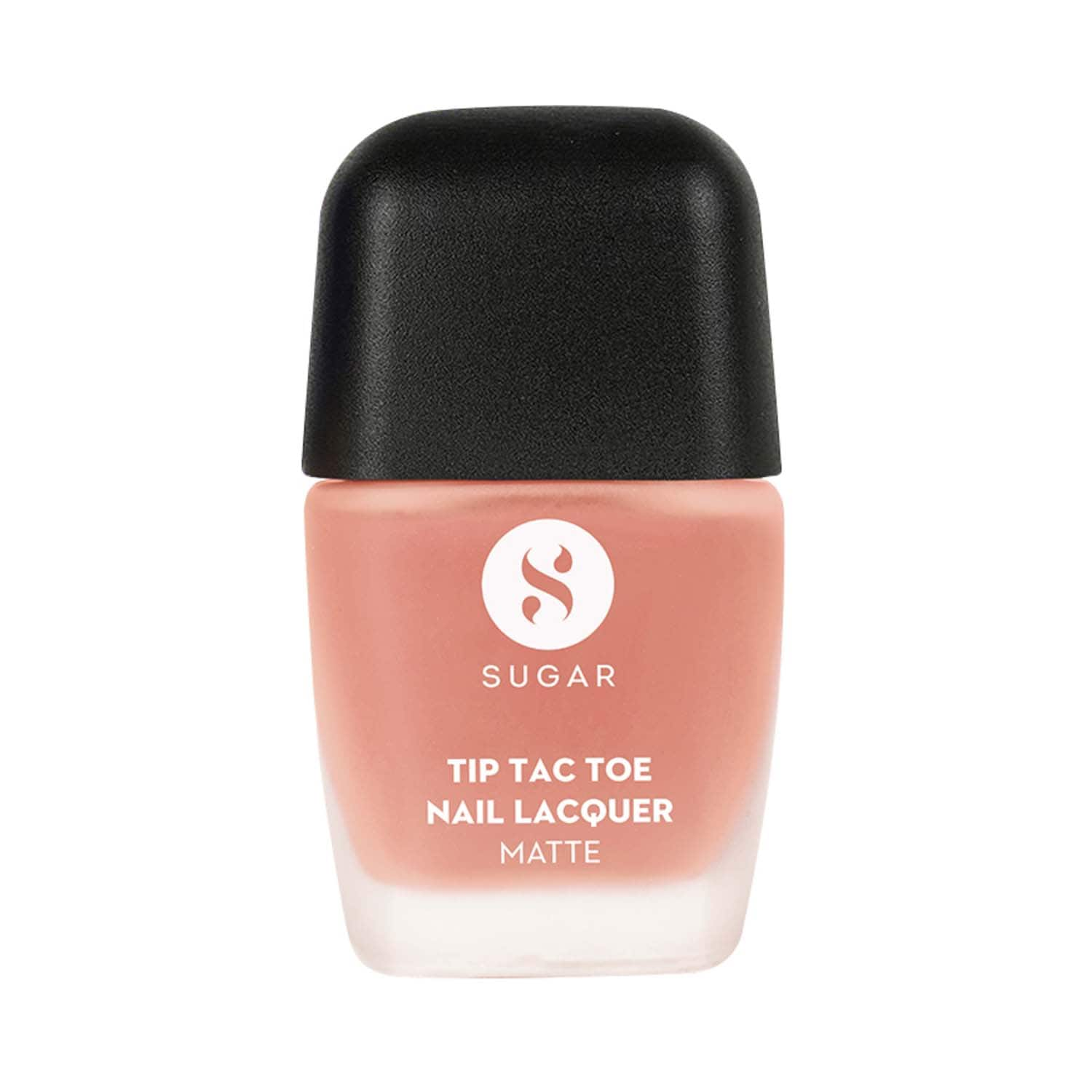 SUGAR Cosmetics | SUGAR Cosmetics Tip Tac Toe Nail Lacquer Matte 39 - Peach Party (10 ml)