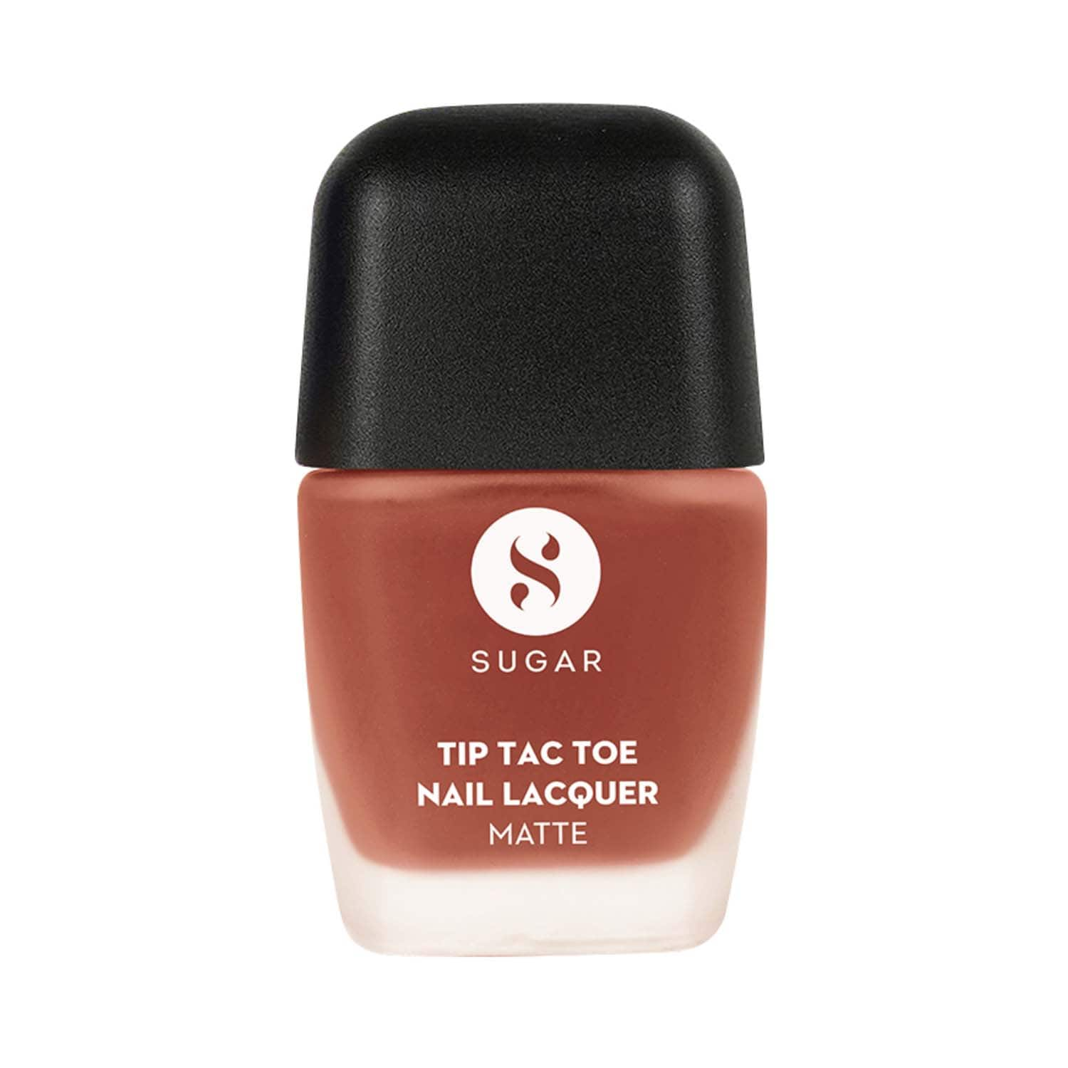 SUGAR Cosmetics | SUGAR Cosmetics Tip Tac Toe Nail Lacquer Matte 41 - Bow Brown (10 ml)