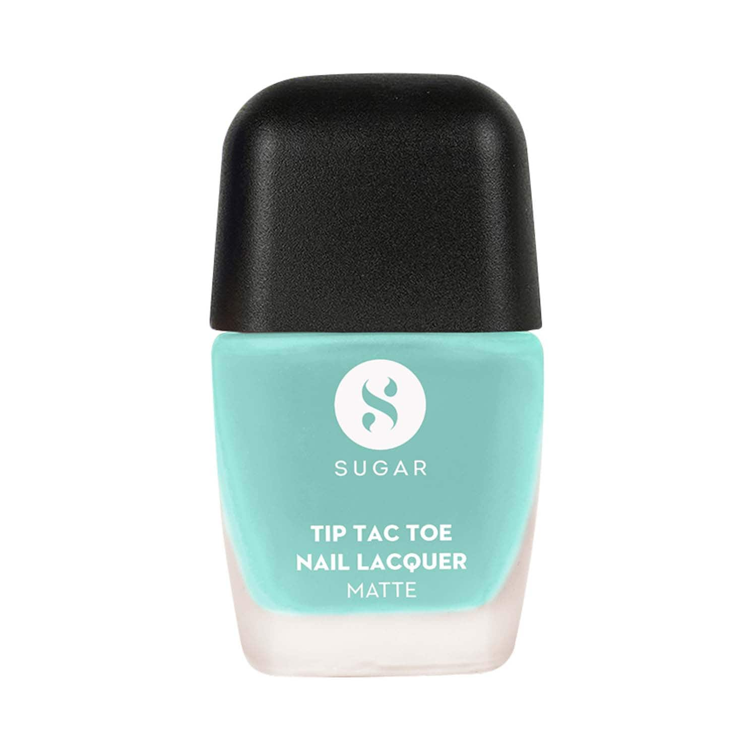 SUGAR Cosmetics | SUGAR Cosmetics Tip Tac Toe Nail Lacquer Matte 42 - Turquoise Tint (10 ml)