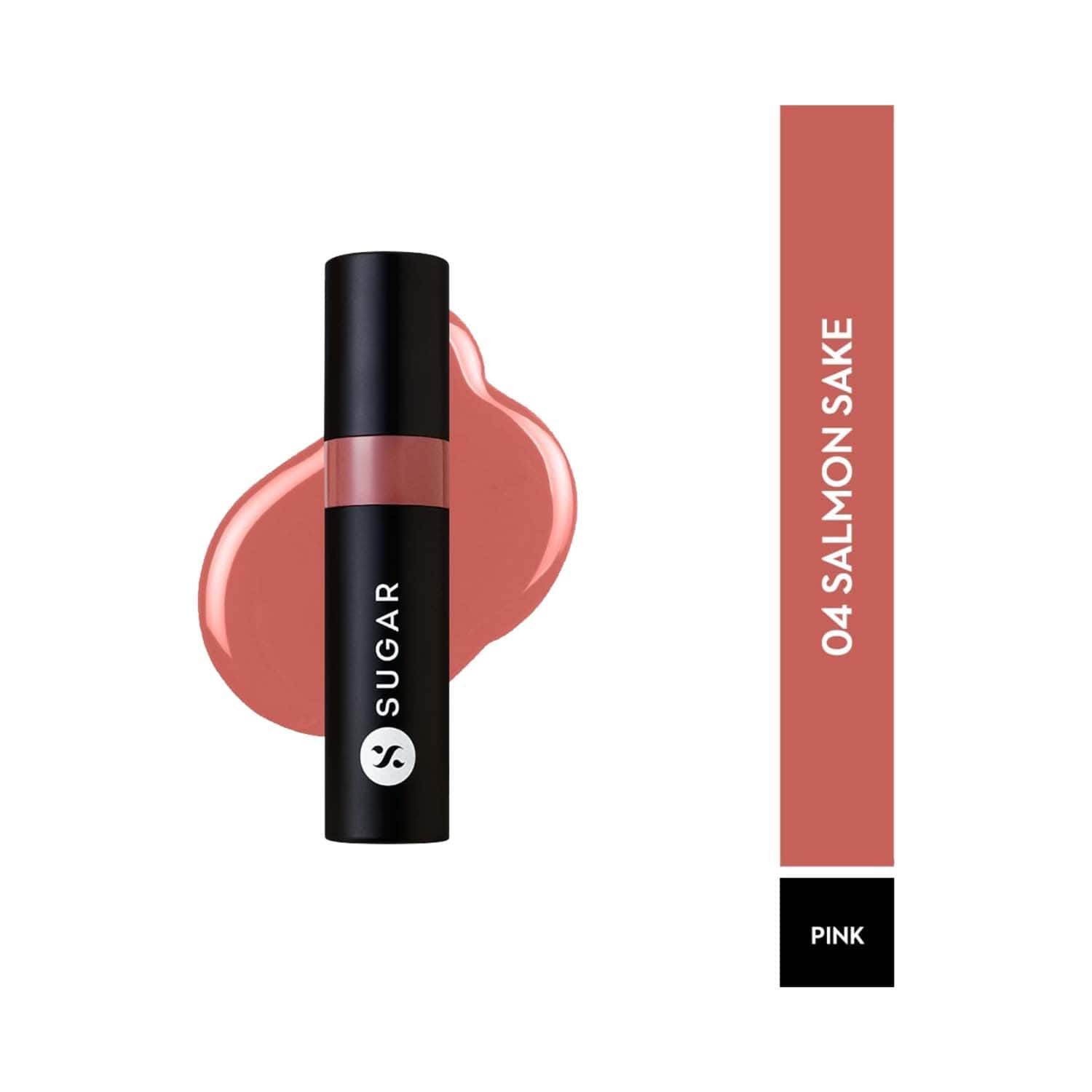 SUGAR Cosmetics | SUGAR Cosmetics Partner In Shine Transferproof Lip Gloss - 04 Salmon Sake (3 ml)