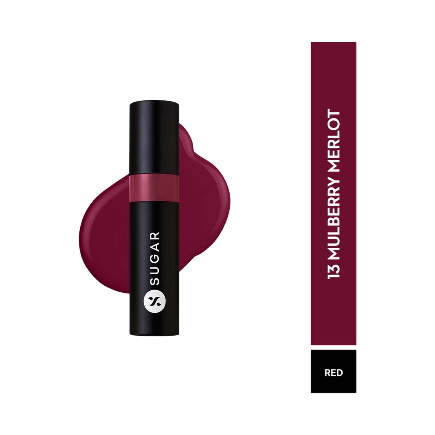 SUGAR Cosmetics | SUGAR Cosmetics Partner In Shine Transferproof Lip Gloss - 13 Mulberry Merlot (3 ml)