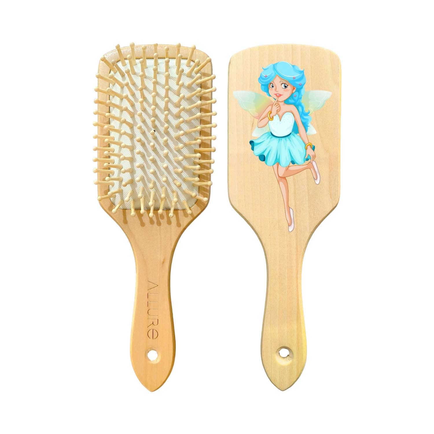 Allure | Allure Personalised Paddle Hair Brush Fairy Print
