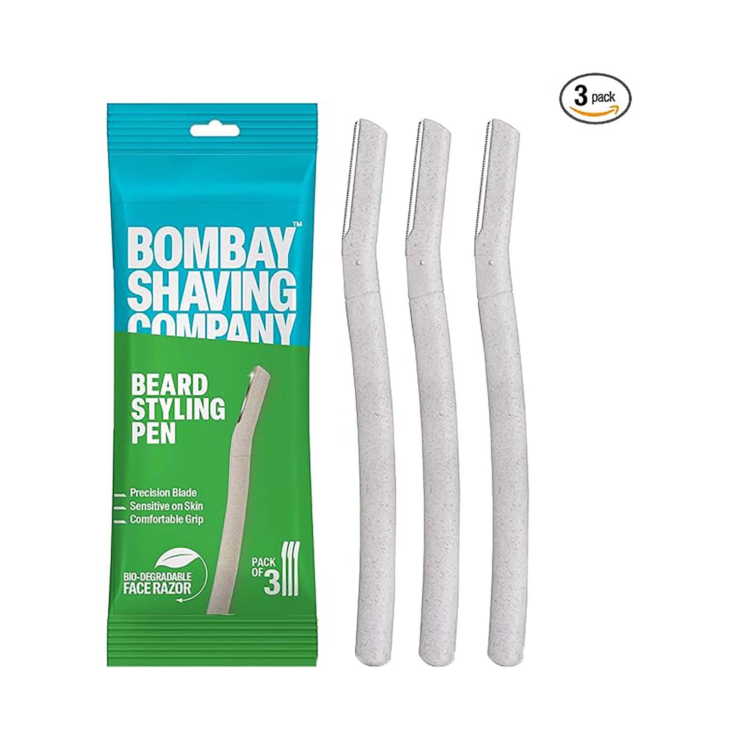 Bombay Shaving Company | Bombay Shaving Company Beard Pen Styler Shaving Razor for Men (3 pcs)