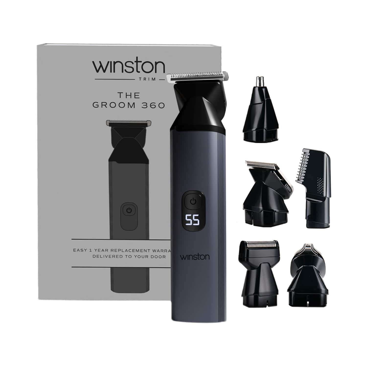 WINSTON | WINSTON All-in-One Full Body 6 in 1 Multi Grooming Trimming Kit for Men - Groom 360