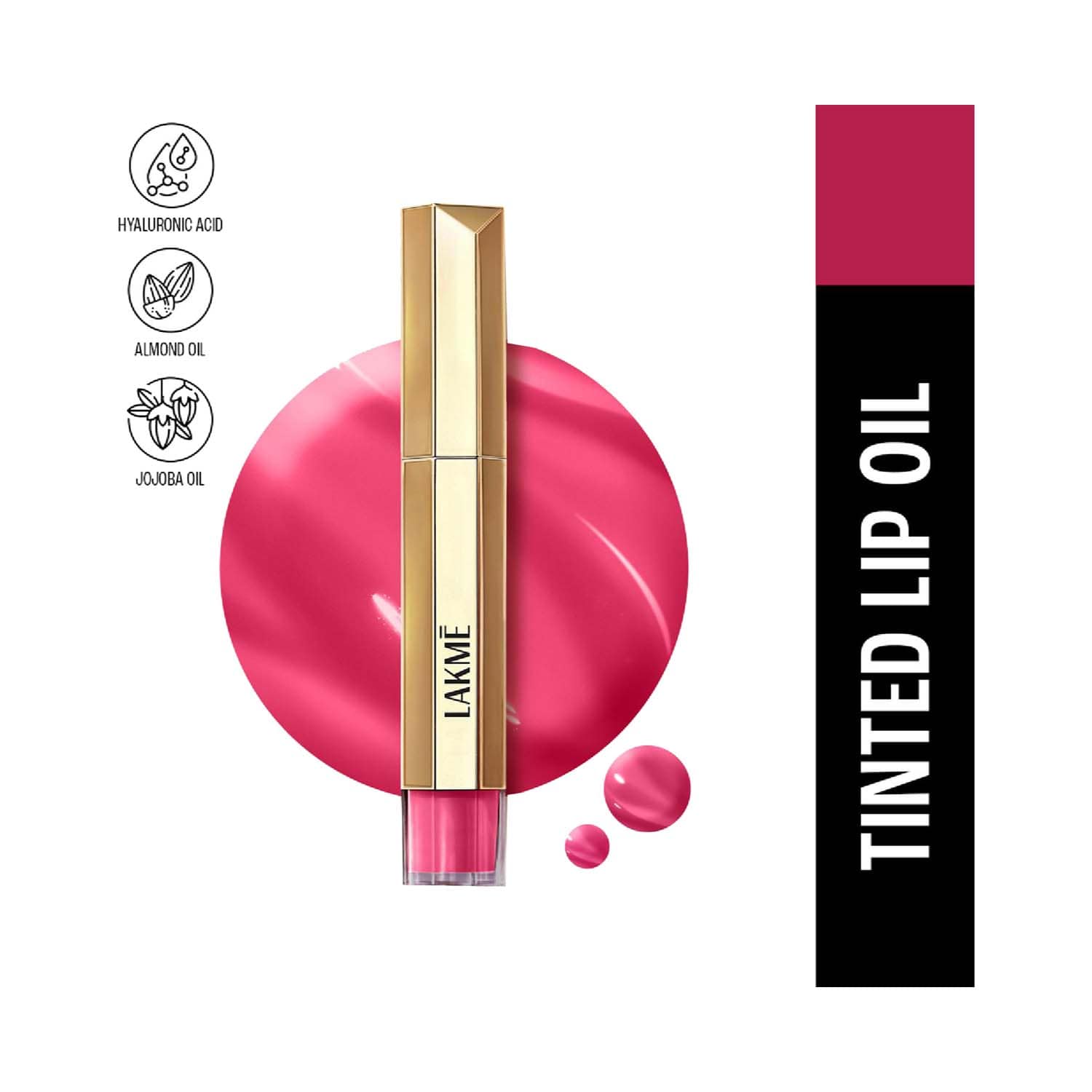 Lakme | Lakme 9to5 Overtime Shine Tinted Lip Oil - Berry Bling (5.3 ml)